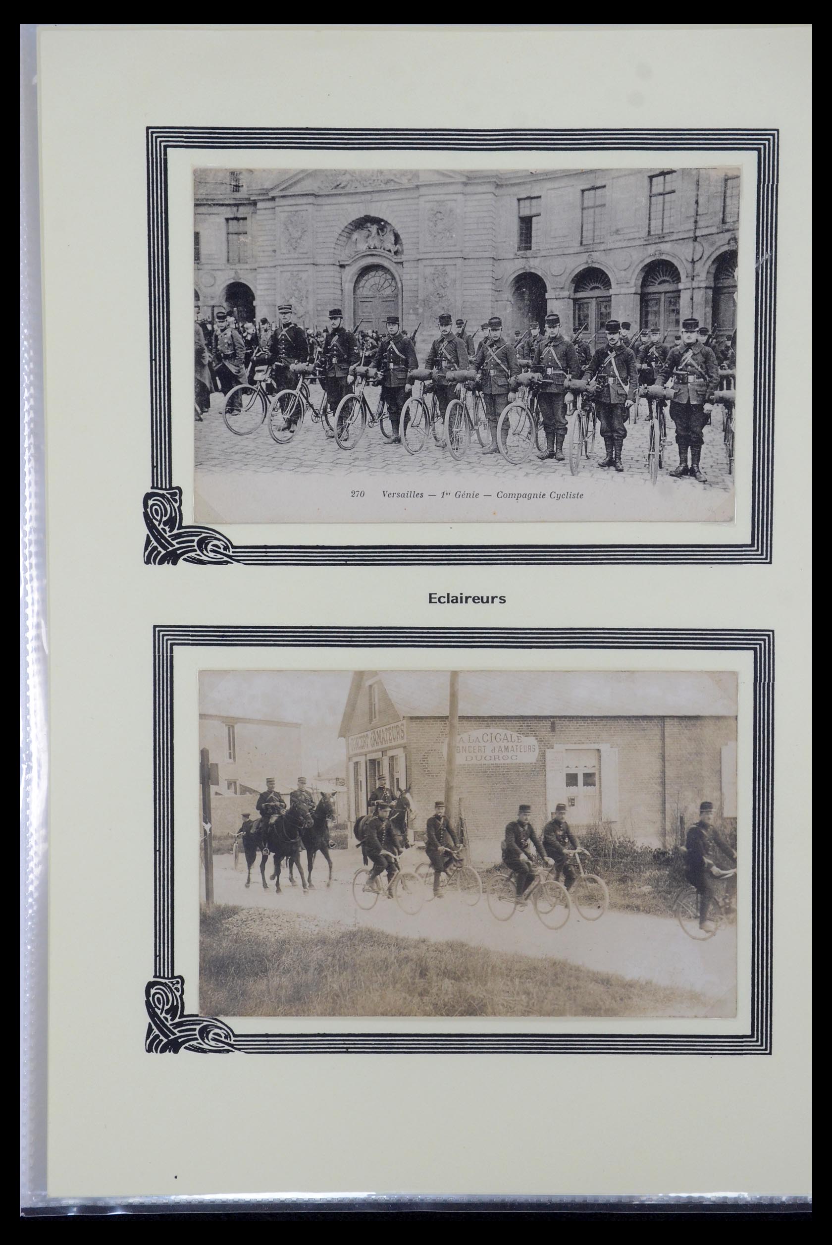 35569 007 - Postzegelverzameling 35569 Motief fietsen 1914-1918.