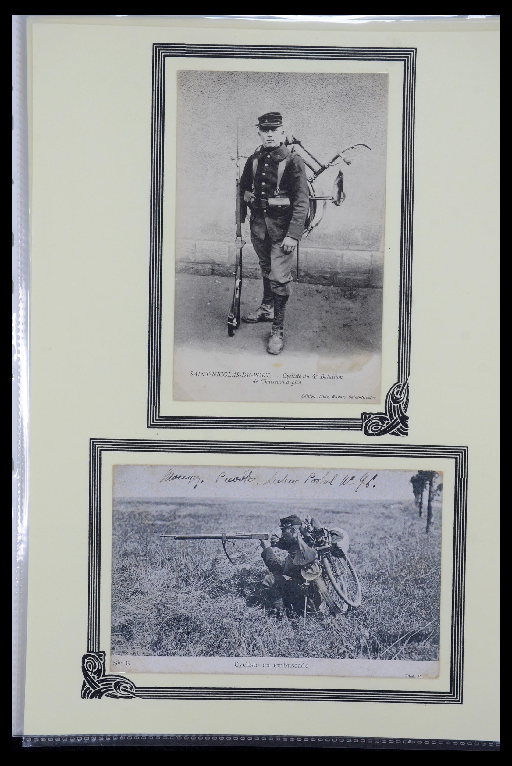 35569 017 - Postzegelverzameling 35569 Motief fietsen 1914-1918.
