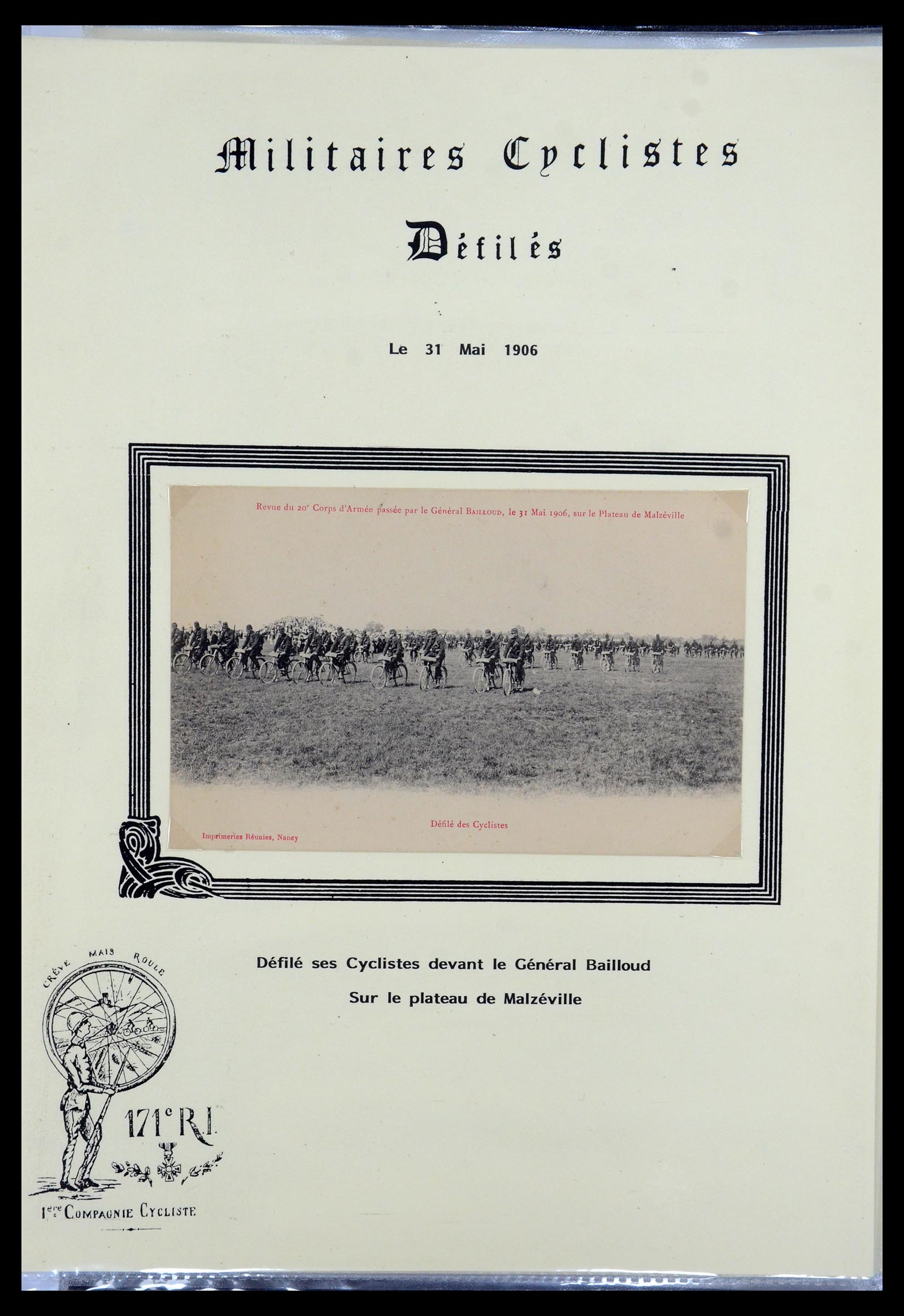 35569 034 - Postzegelverzameling 35569 Motief fietsen 1914-1918.