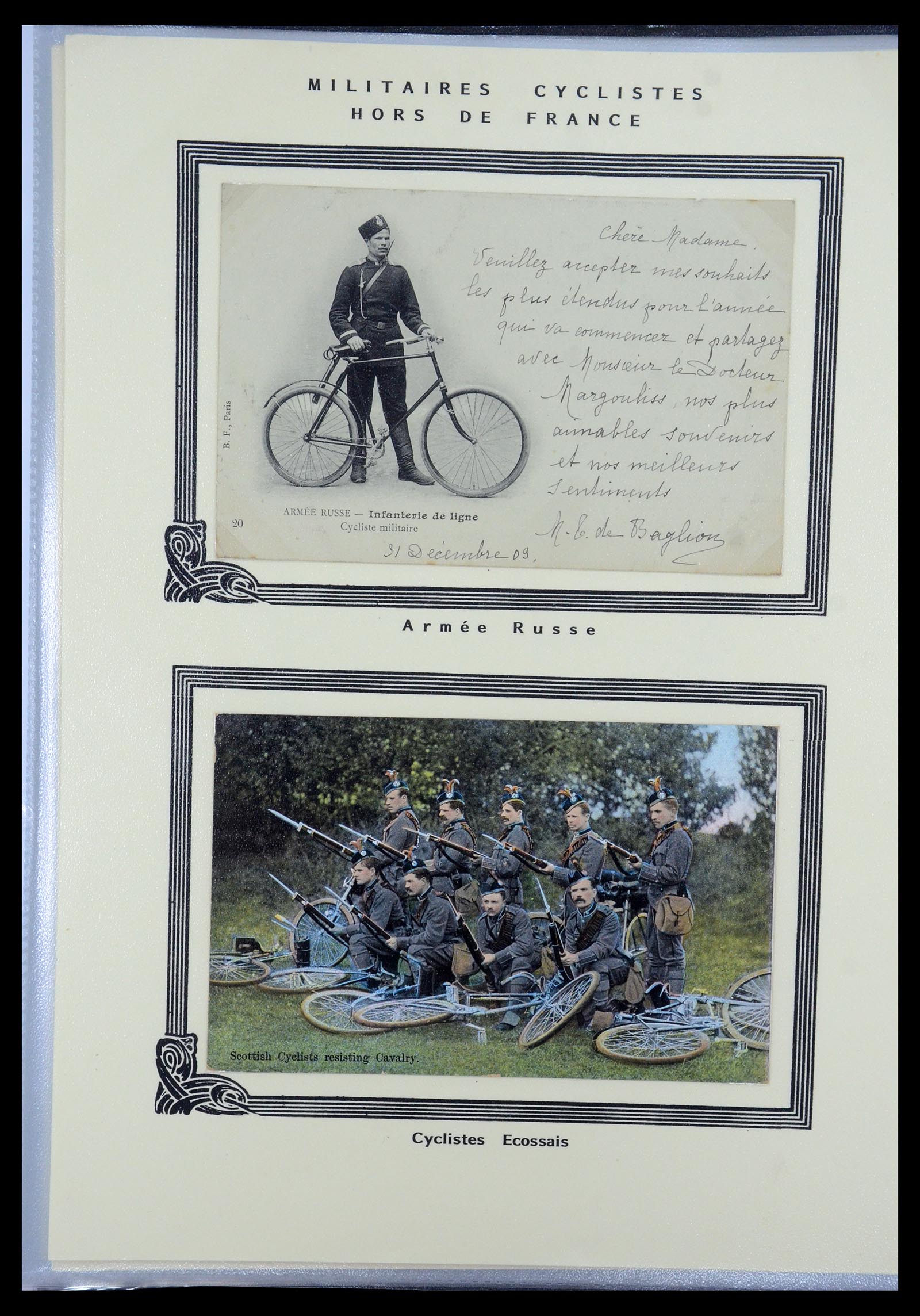 35569 054 - Postzegelverzameling 35569 Motief fietsen 1914-1918.