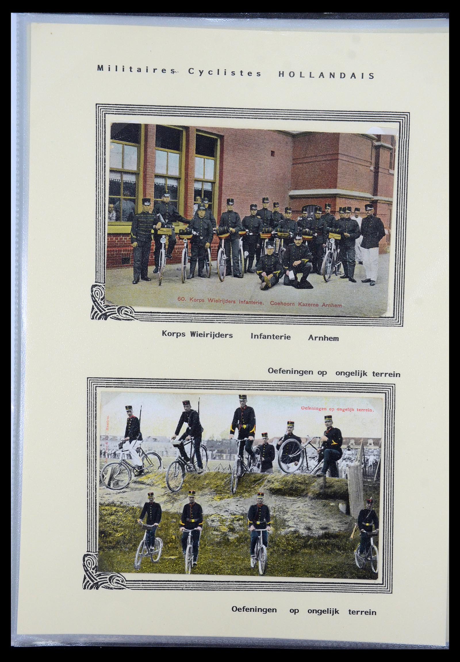 35569 057 - Postzegelverzameling 35569 Motief fietsen 1914-1918.