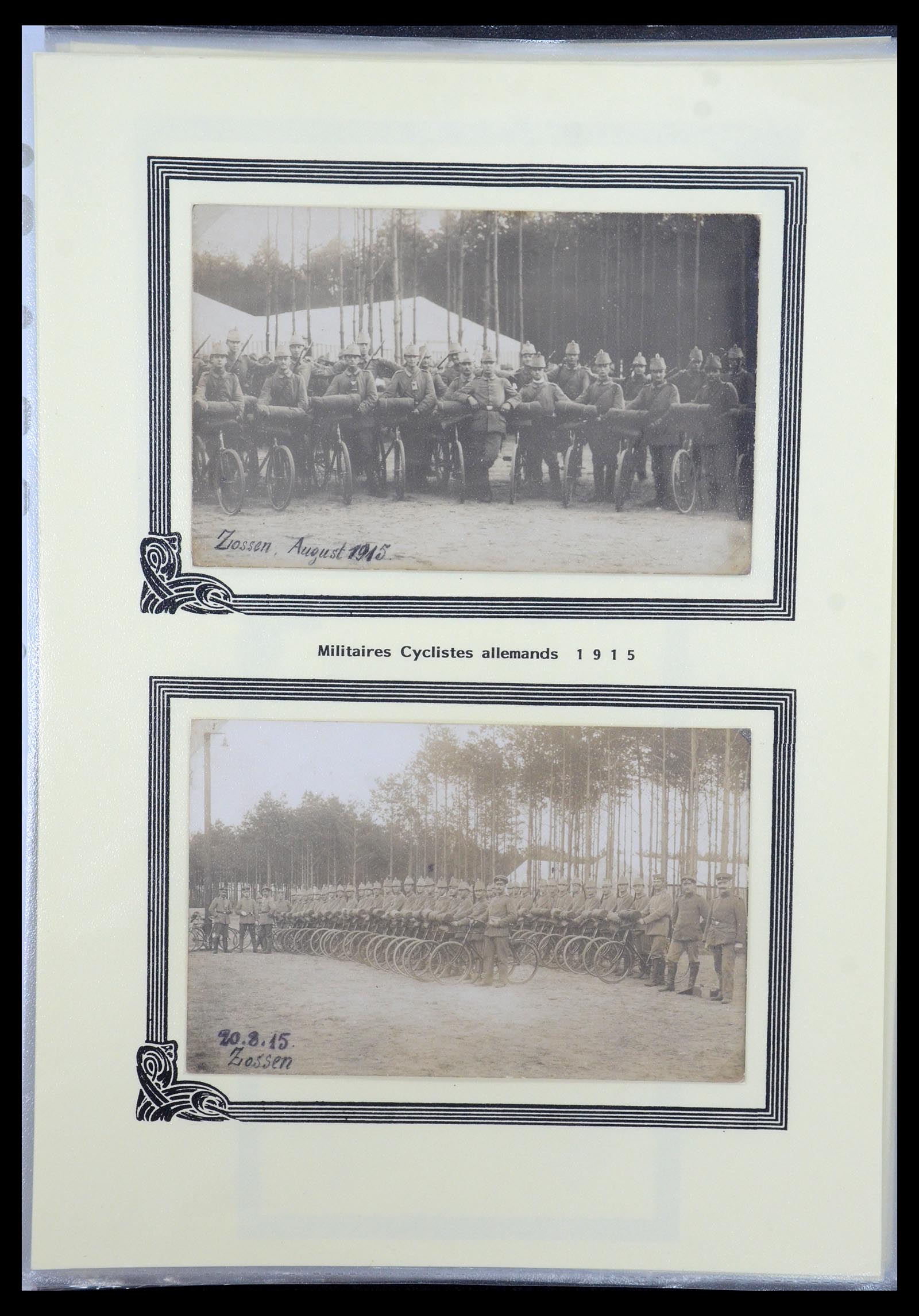 35569 067 - Postzegelverzameling 35569 Motief fietsen 1914-1918.
