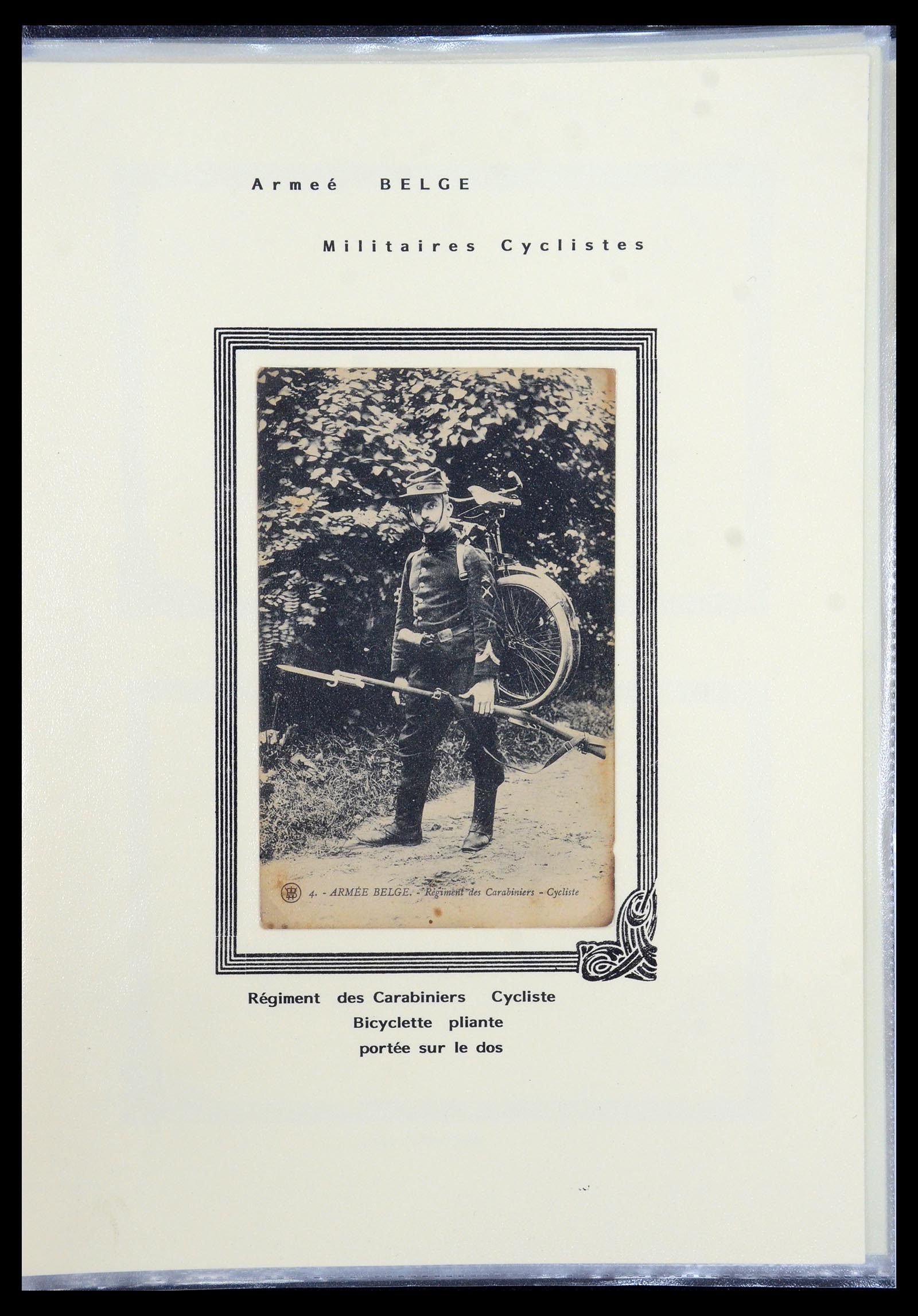 35569 071 - Postzegelverzameling 35569 Motief fietsen 1914-1918.