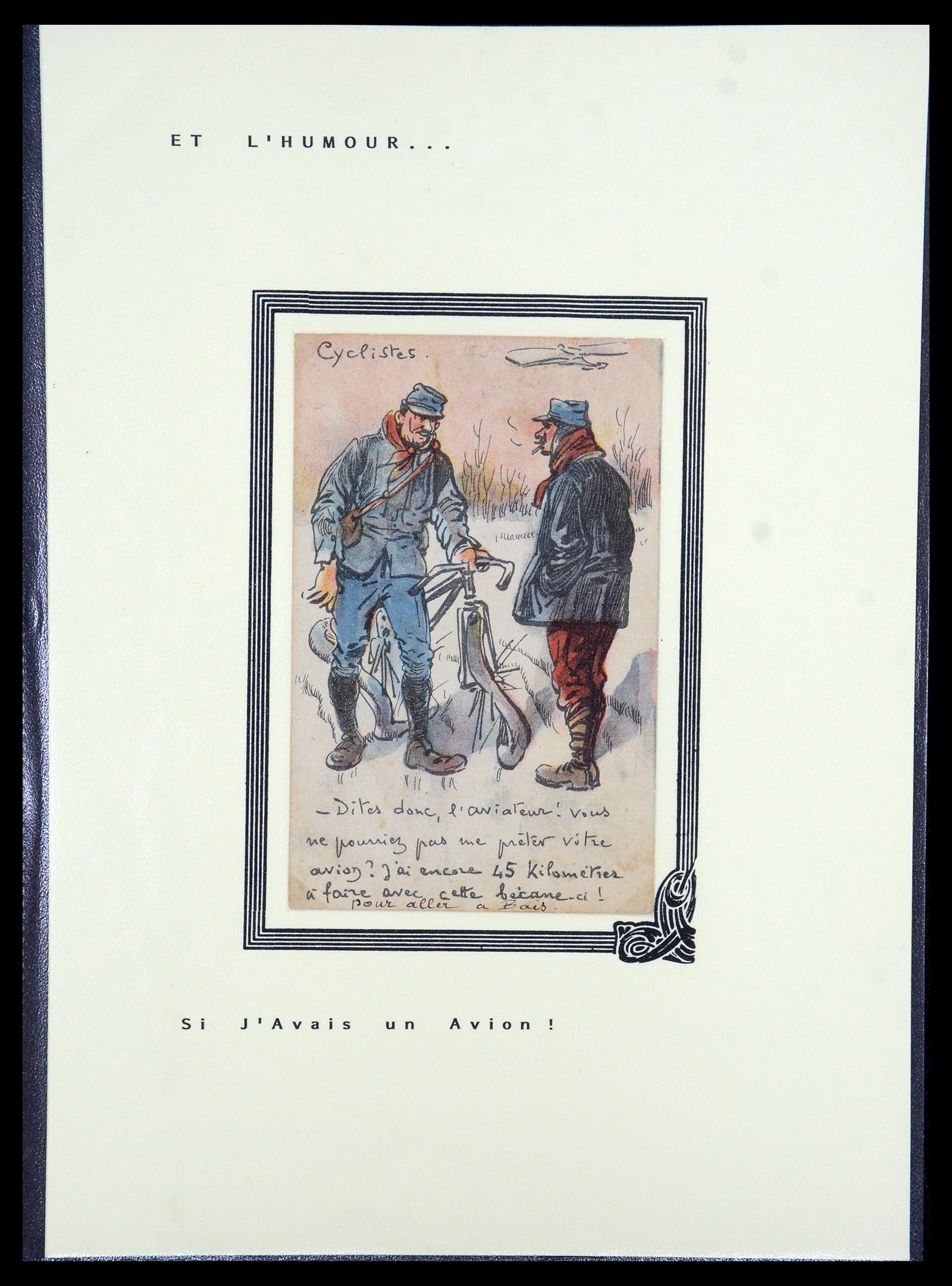 35569 085 - Postzegelverzameling 35569 Motief fietsen 1914-1918.