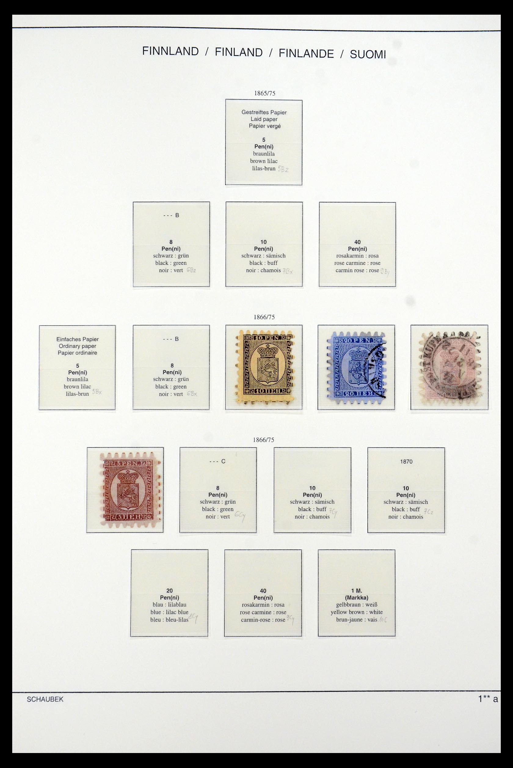35570 003 - Postzegelverzameling 35570 Finland 1856-2009.