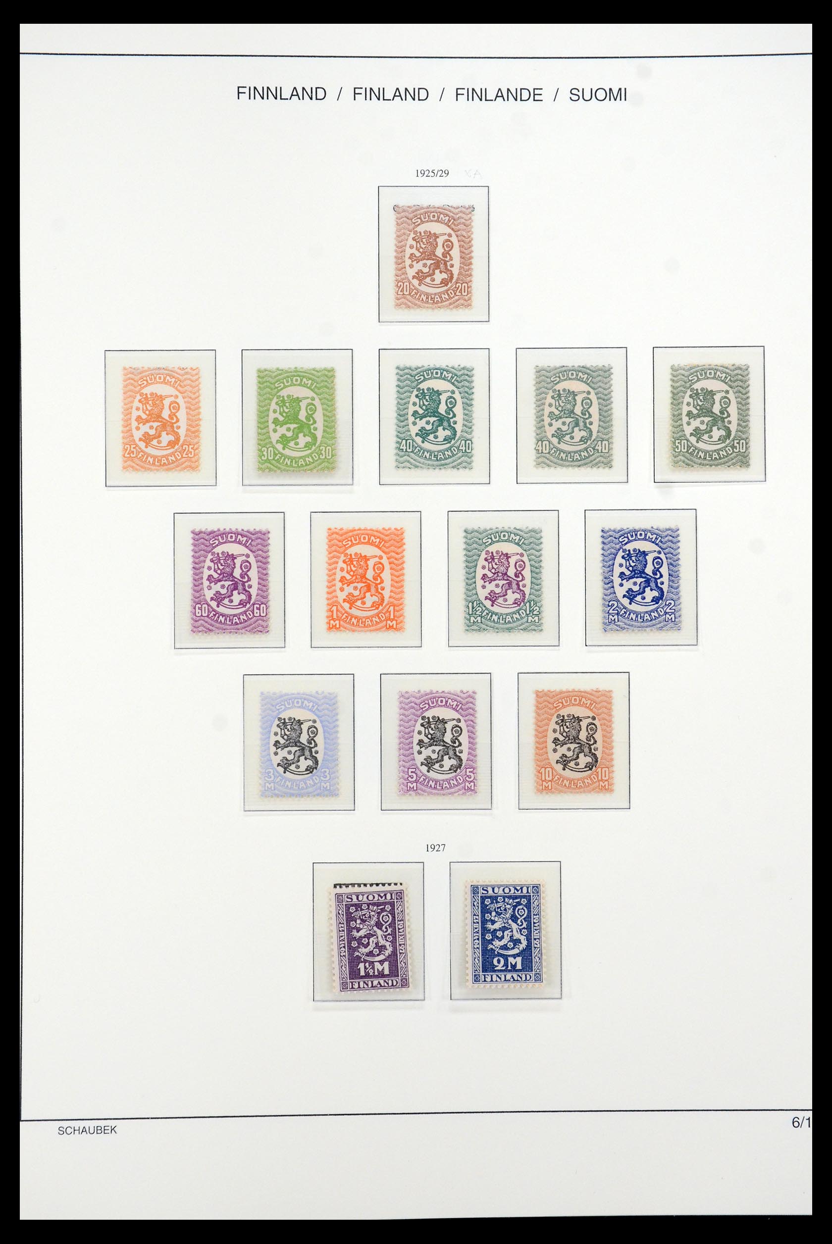 35570 014 - Postzegelverzameling 35570 Finland 1856-2009.