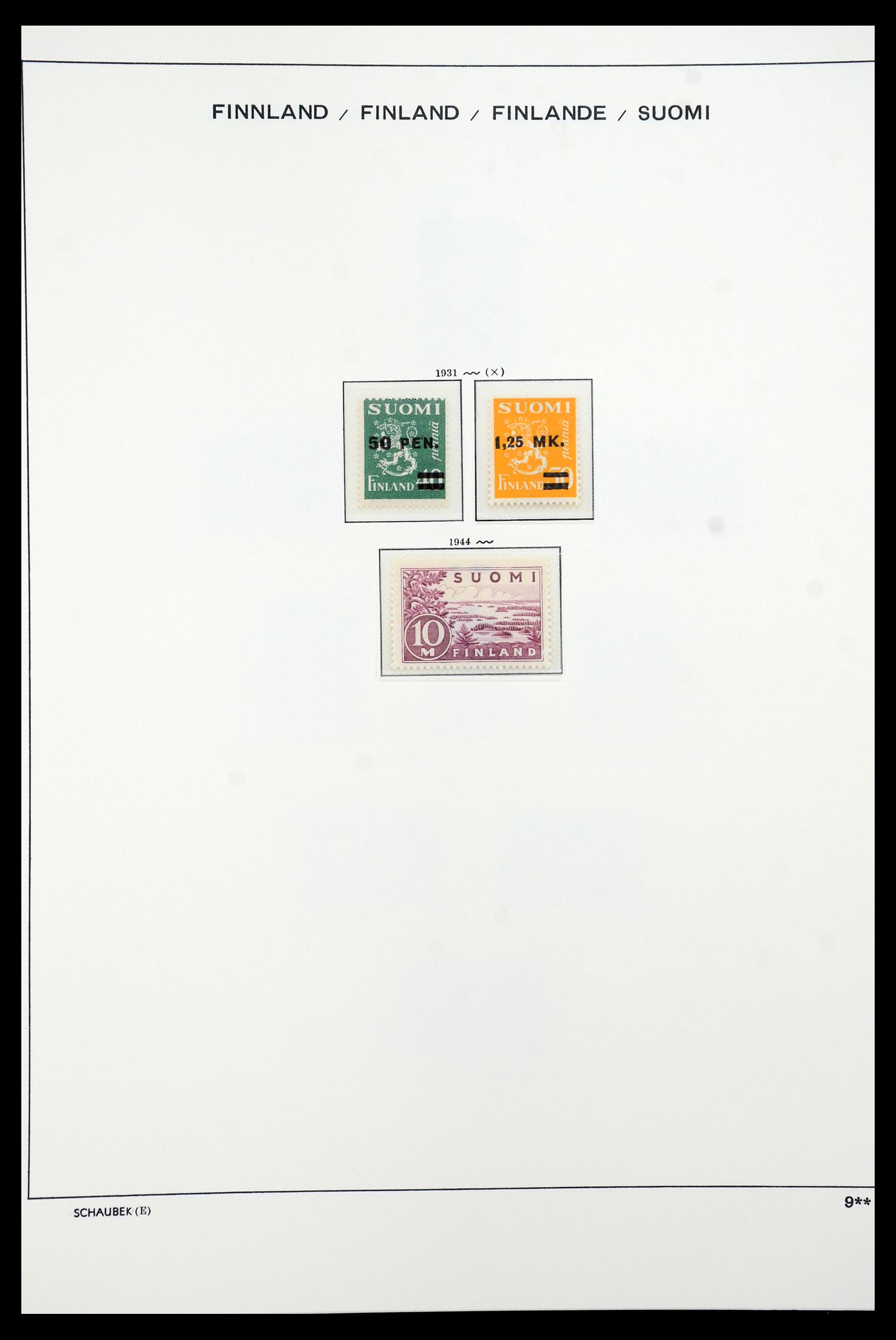 35570 024 - Postzegelverzameling 35570 Finland 1856-2009.