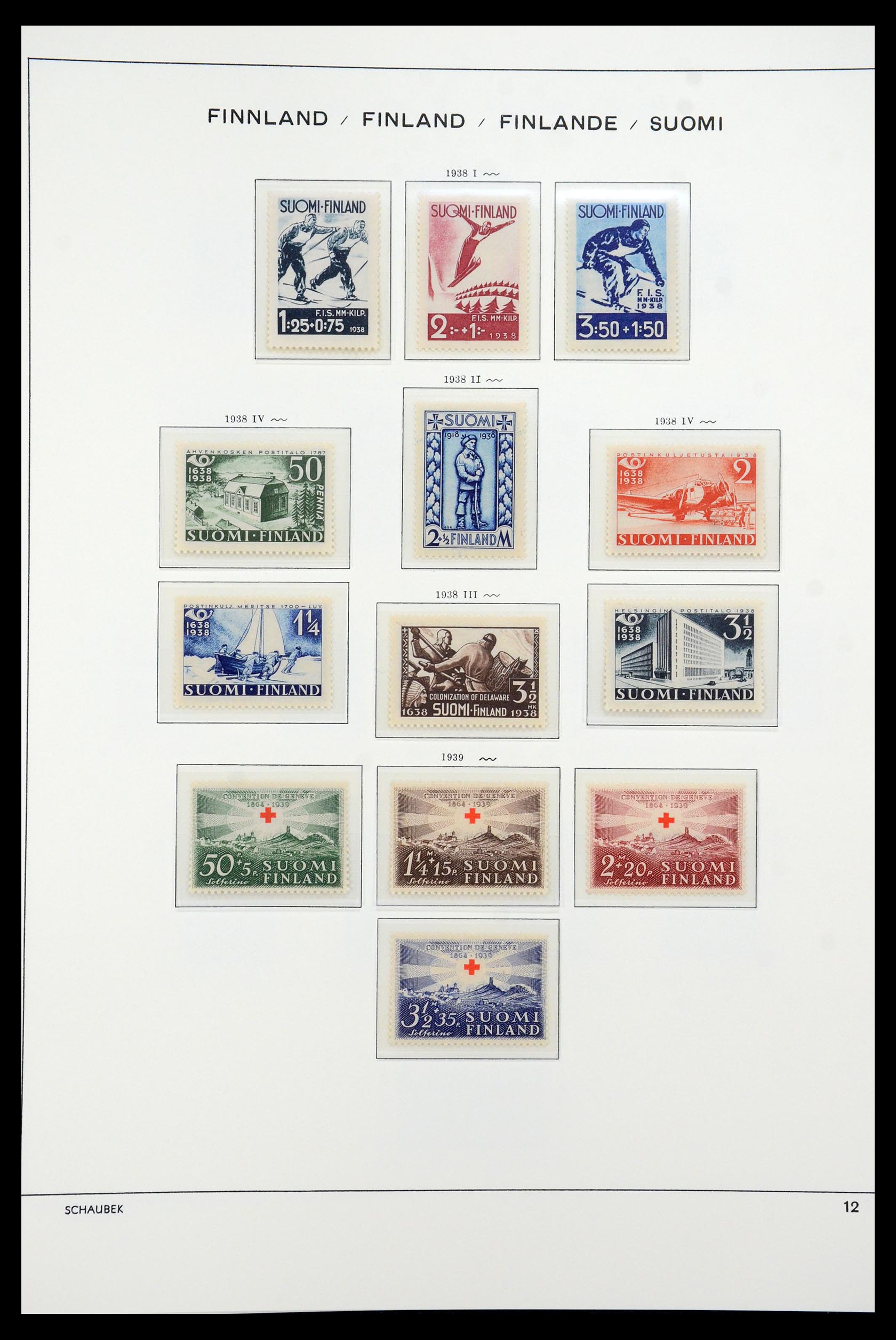 35570 027 - Postzegelverzameling 35570 Finland 1856-2009.