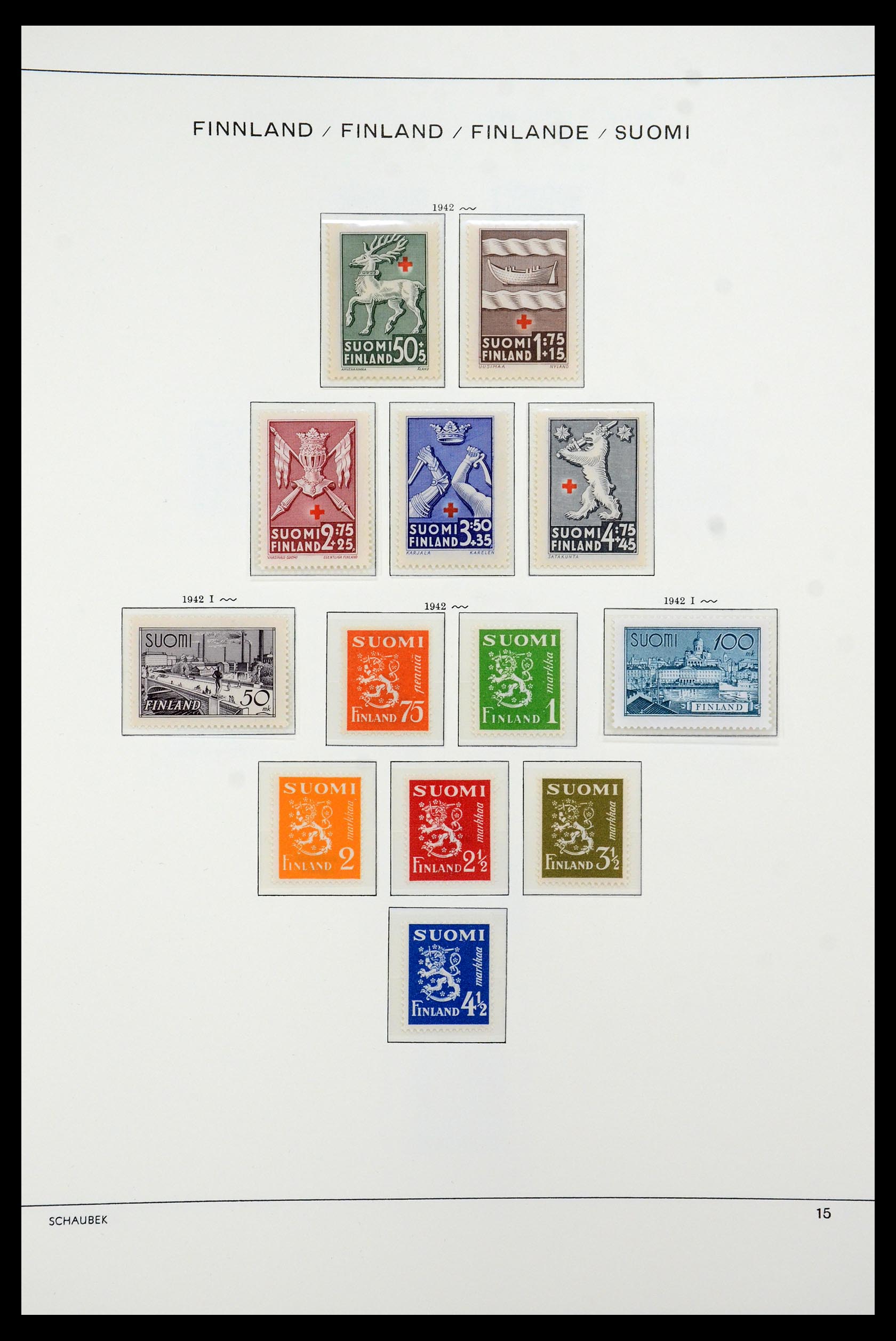 35570 030 - Postzegelverzameling 35570 Finland 1856-2009.