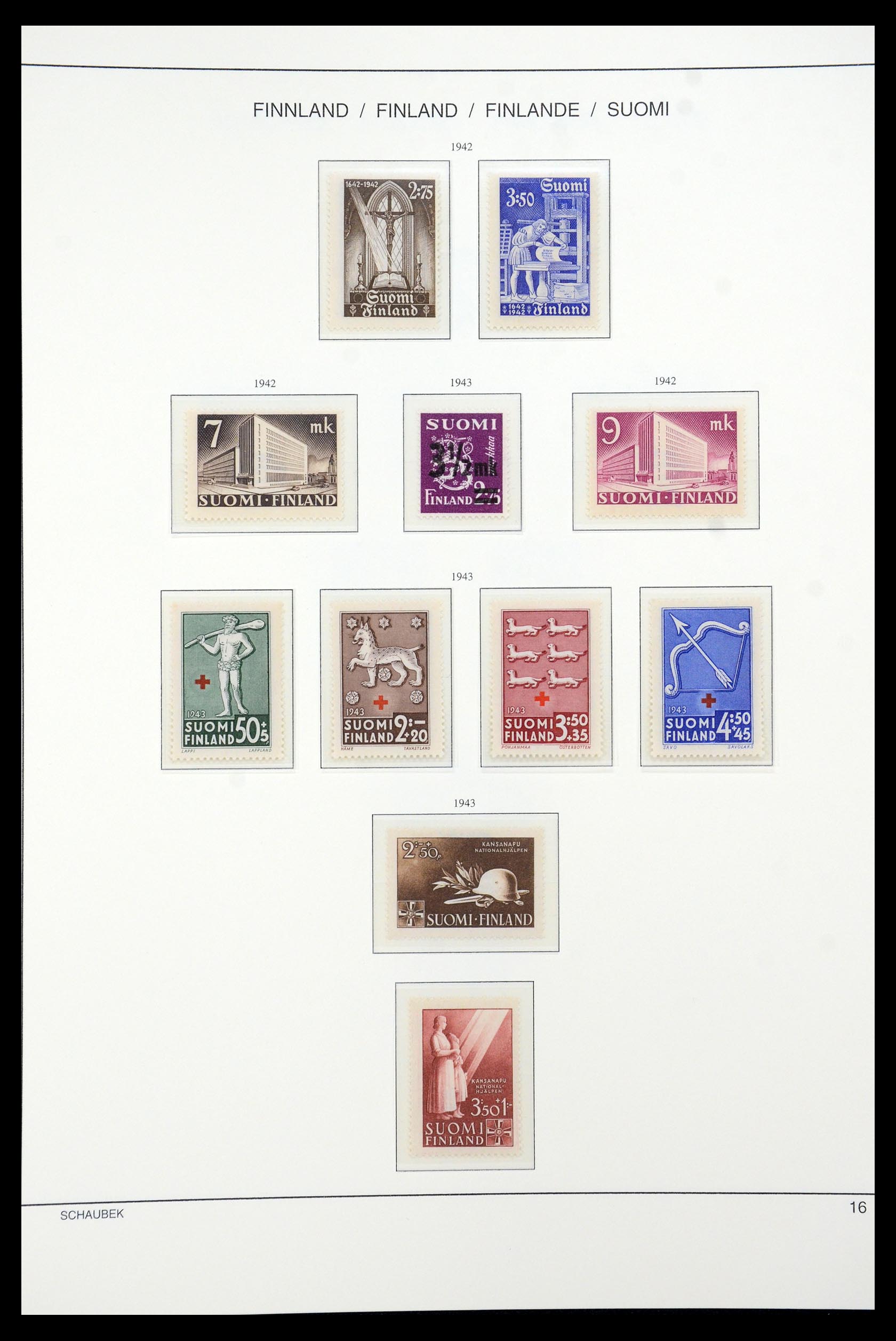 35570 031 - Postzegelverzameling 35570 Finland 1856-2009.