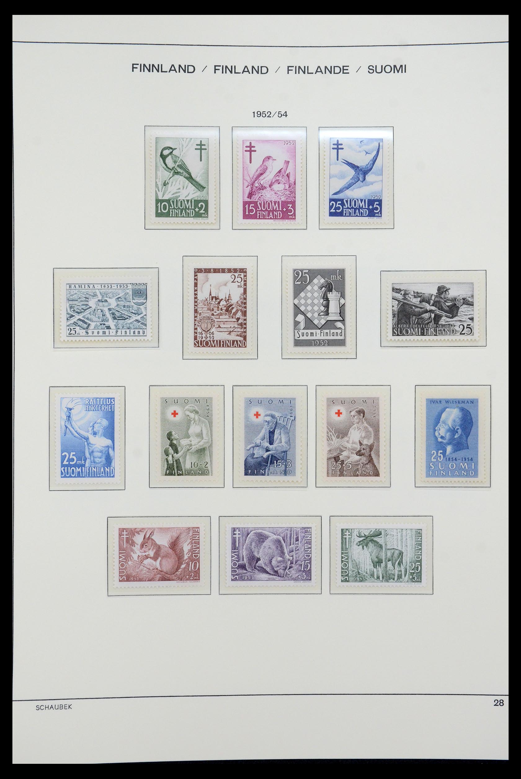 35570 041 - Postzegelverzameling 35570 Finland 1856-2009.