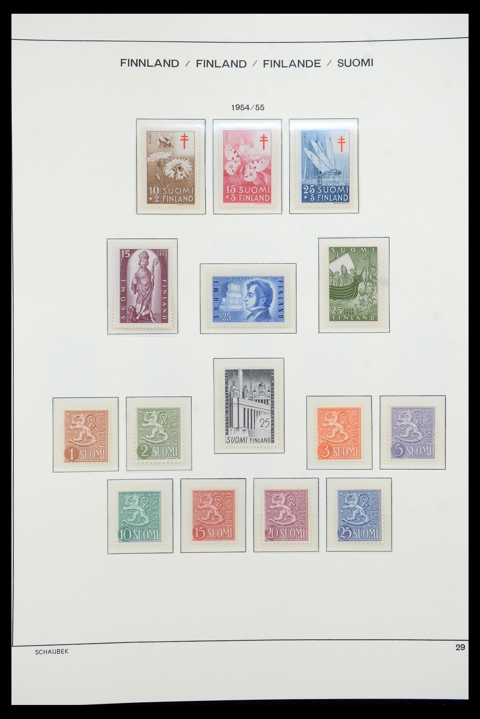 35570 042 - Postzegelverzameling 35570 Finland 1856-2009.