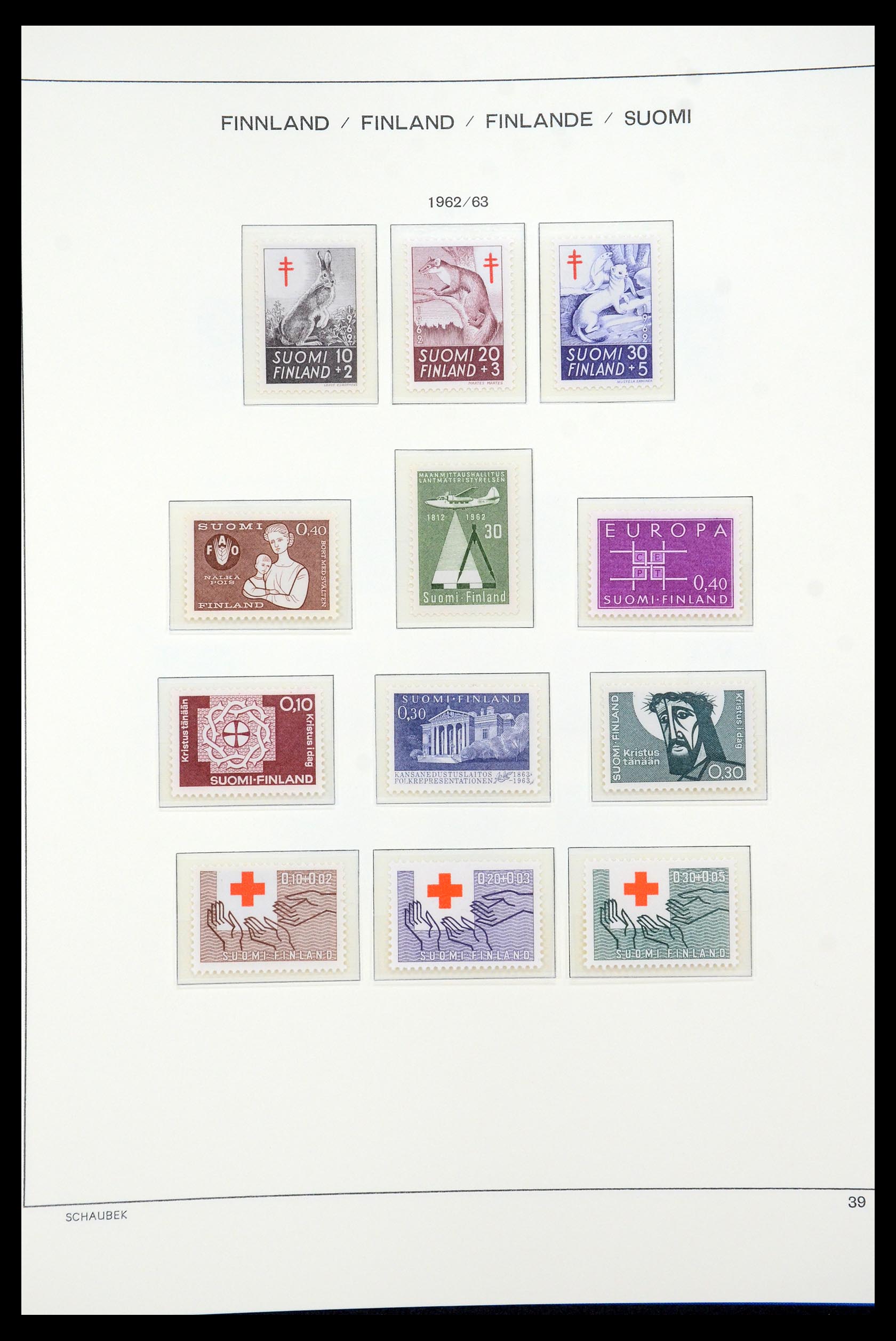 35570 052 - Postzegelverzameling 35570 Finland 1856-2009.