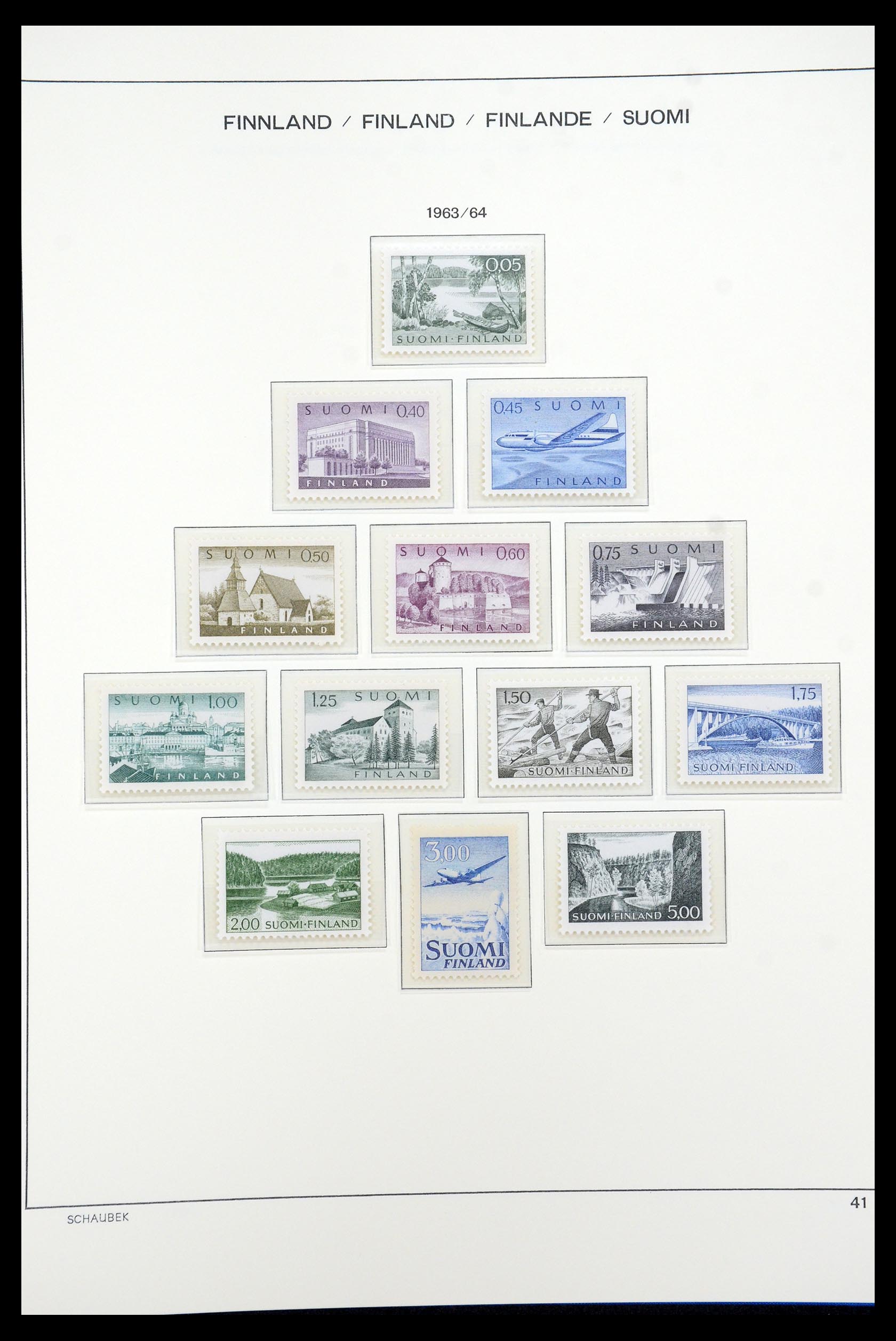 35570 054 - Postzegelverzameling 35570 Finland 1856-2009.