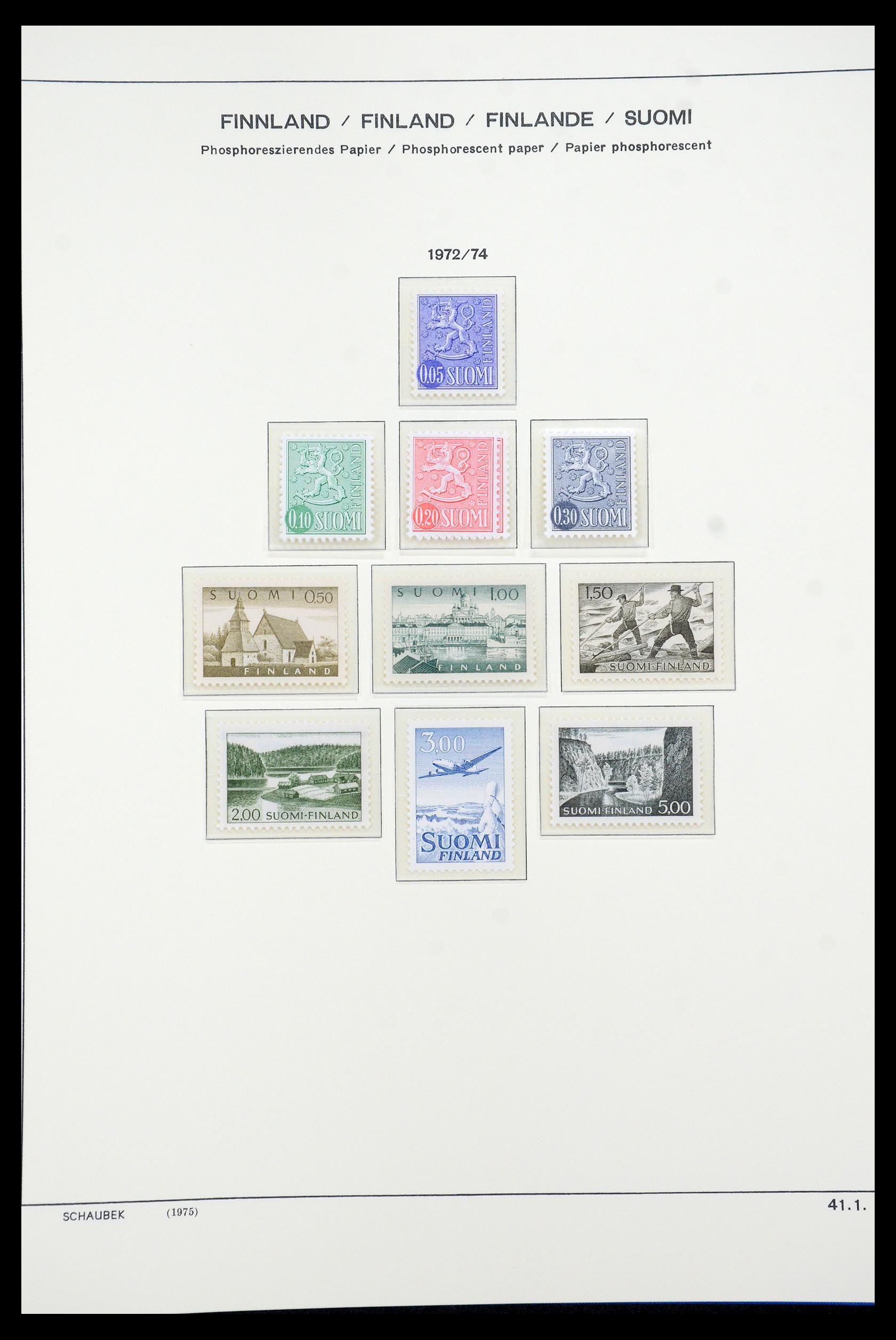 35570 055 - Postzegelverzameling 35570 Finland 1856-2009.