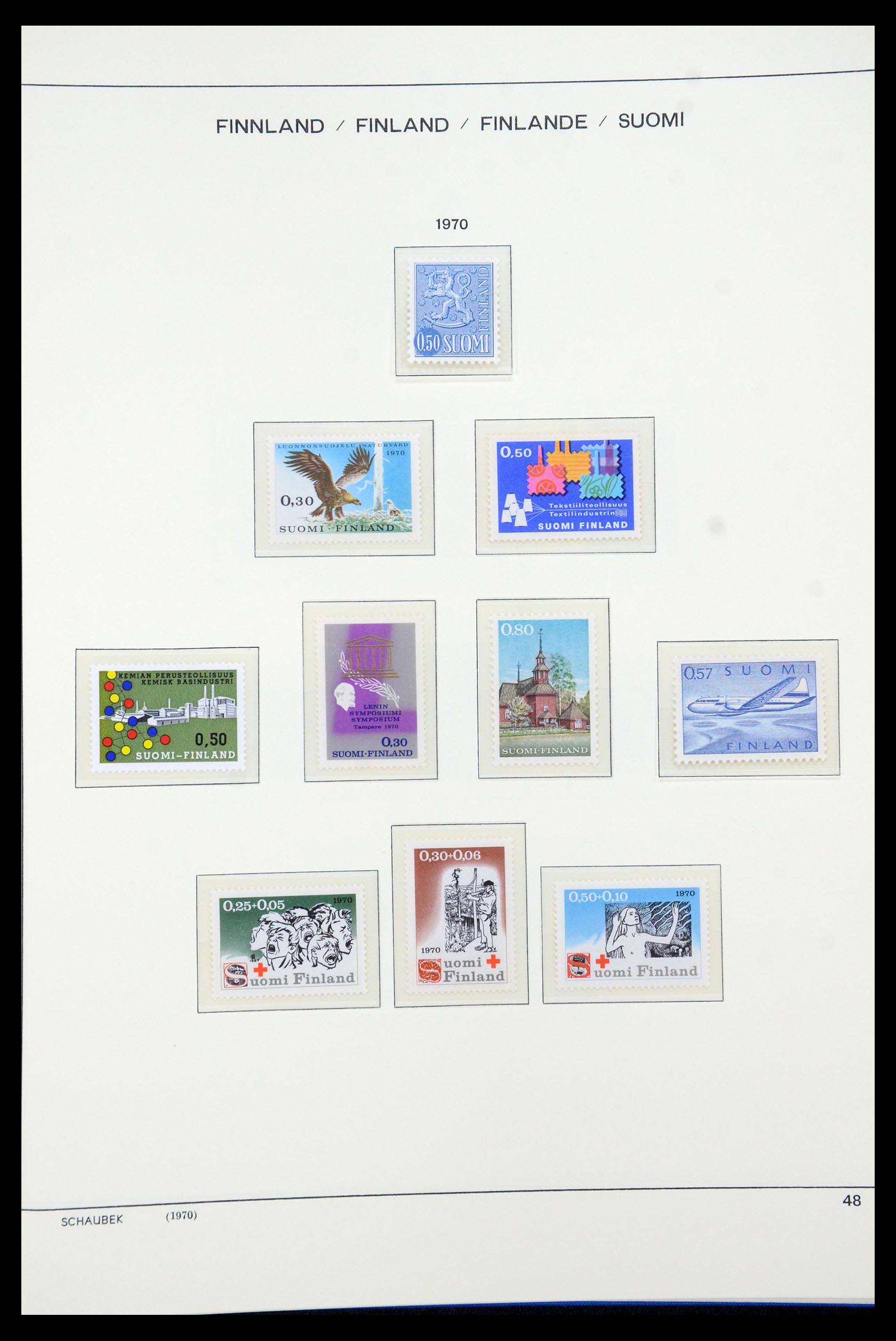 35570 063 - Postzegelverzameling 35570 Finland 1856-2009.