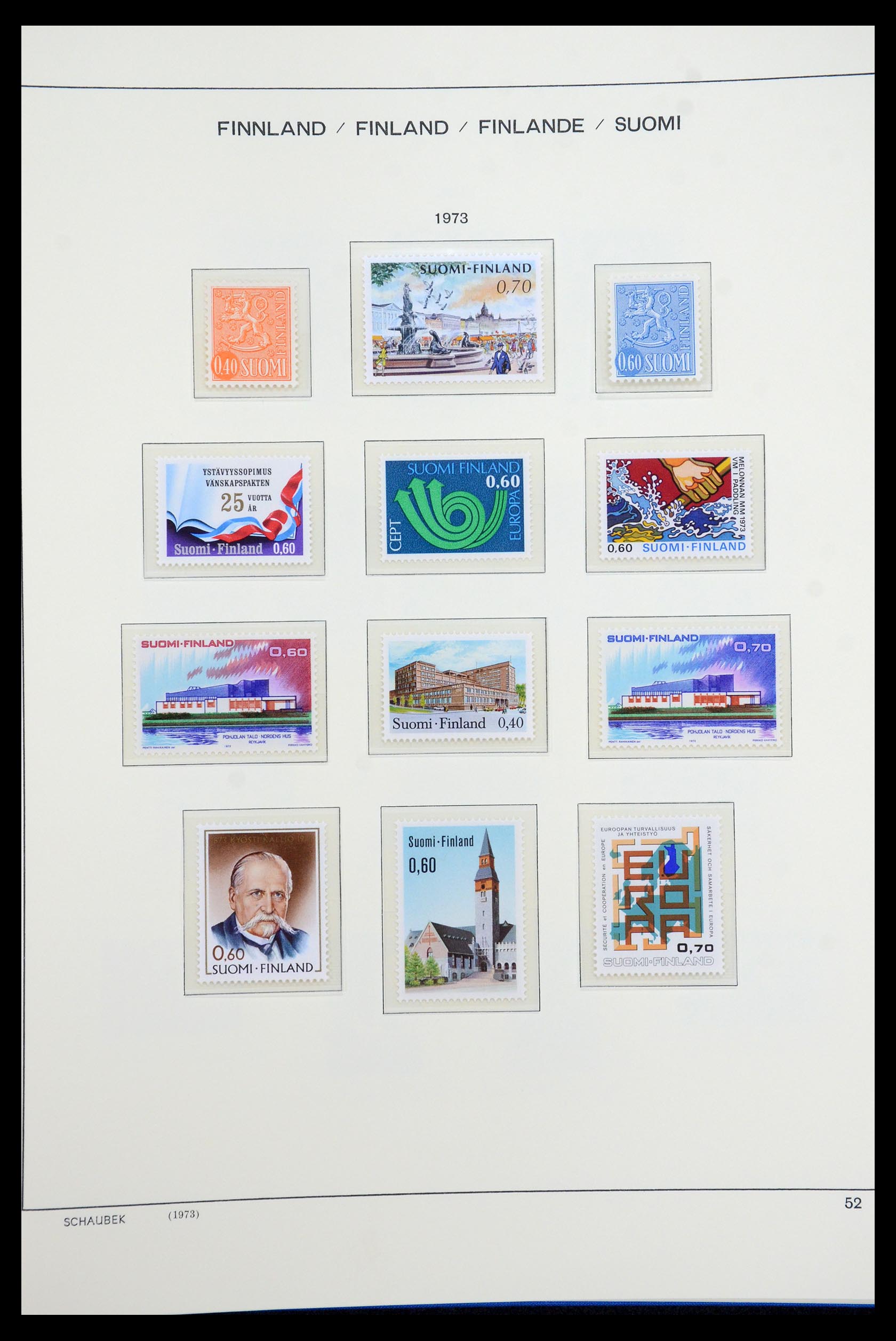 35570 067 - Postzegelverzameling 35570 Finland 1856-2009.