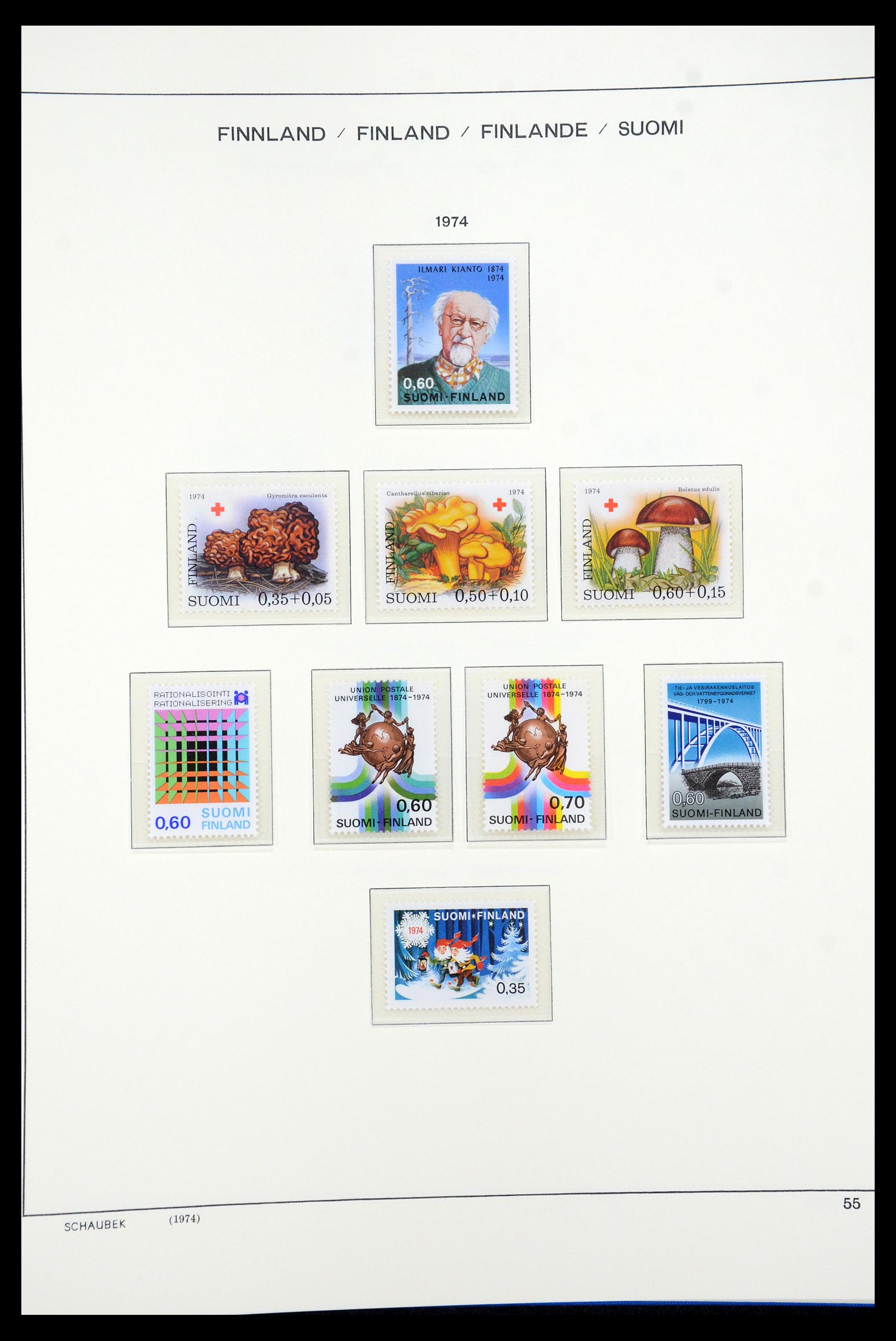 35570 071 - Postzegelverzameling 35570 Finland 1856-2009.