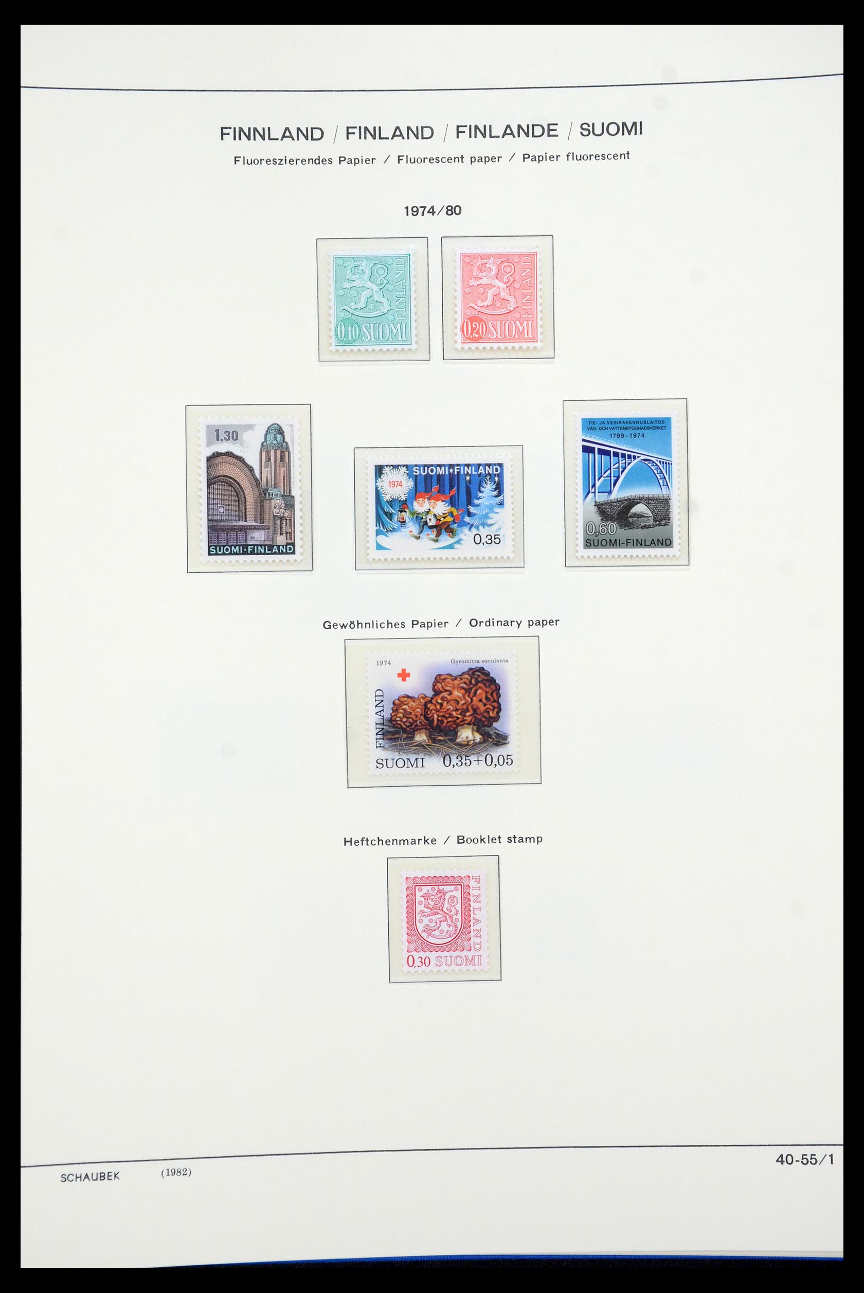 35570 072 - Postzegelverzameling 35570 Finland 1856-2009.