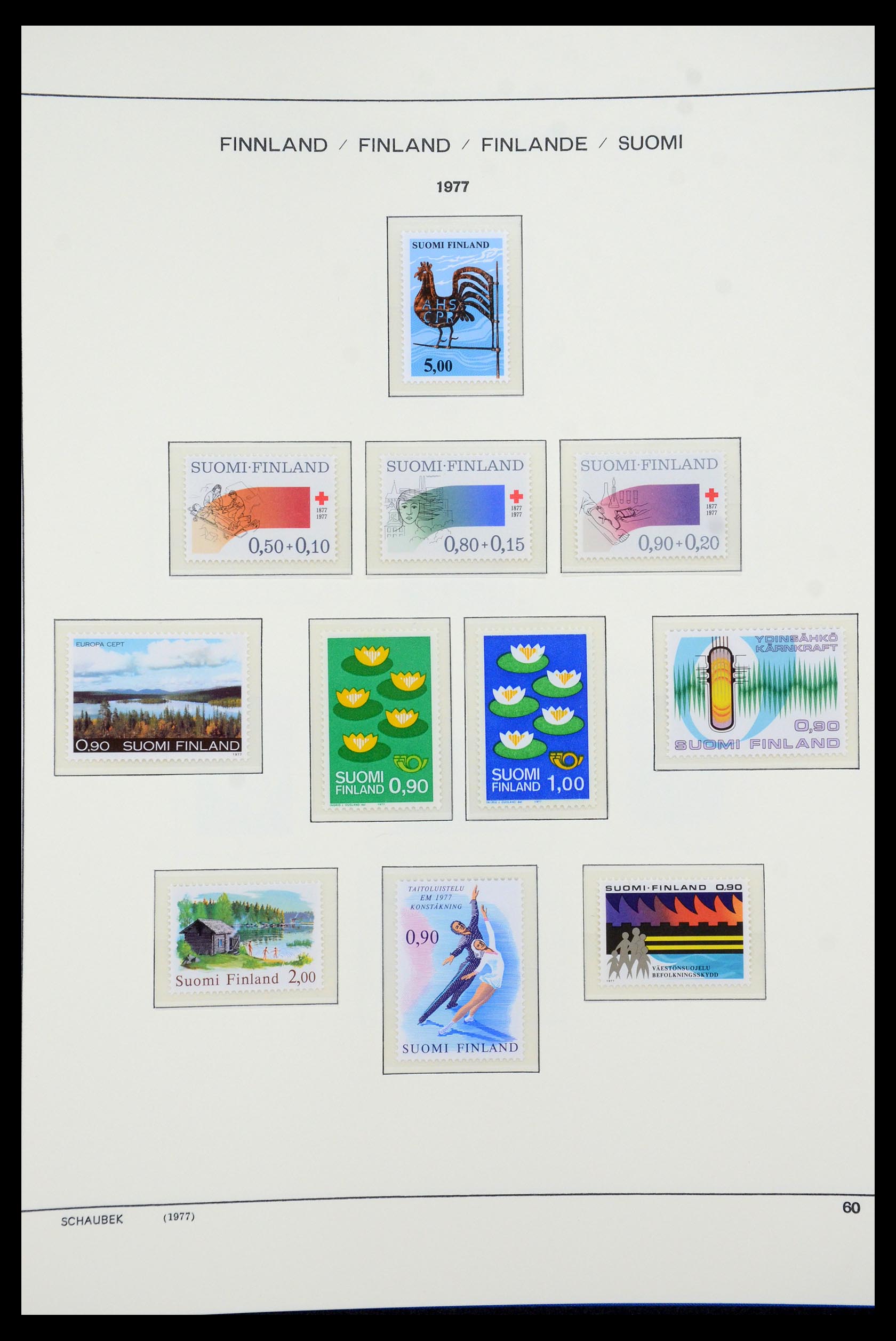 35570 077 - Postzegelverzameling 35570 Finland 1856-2009.