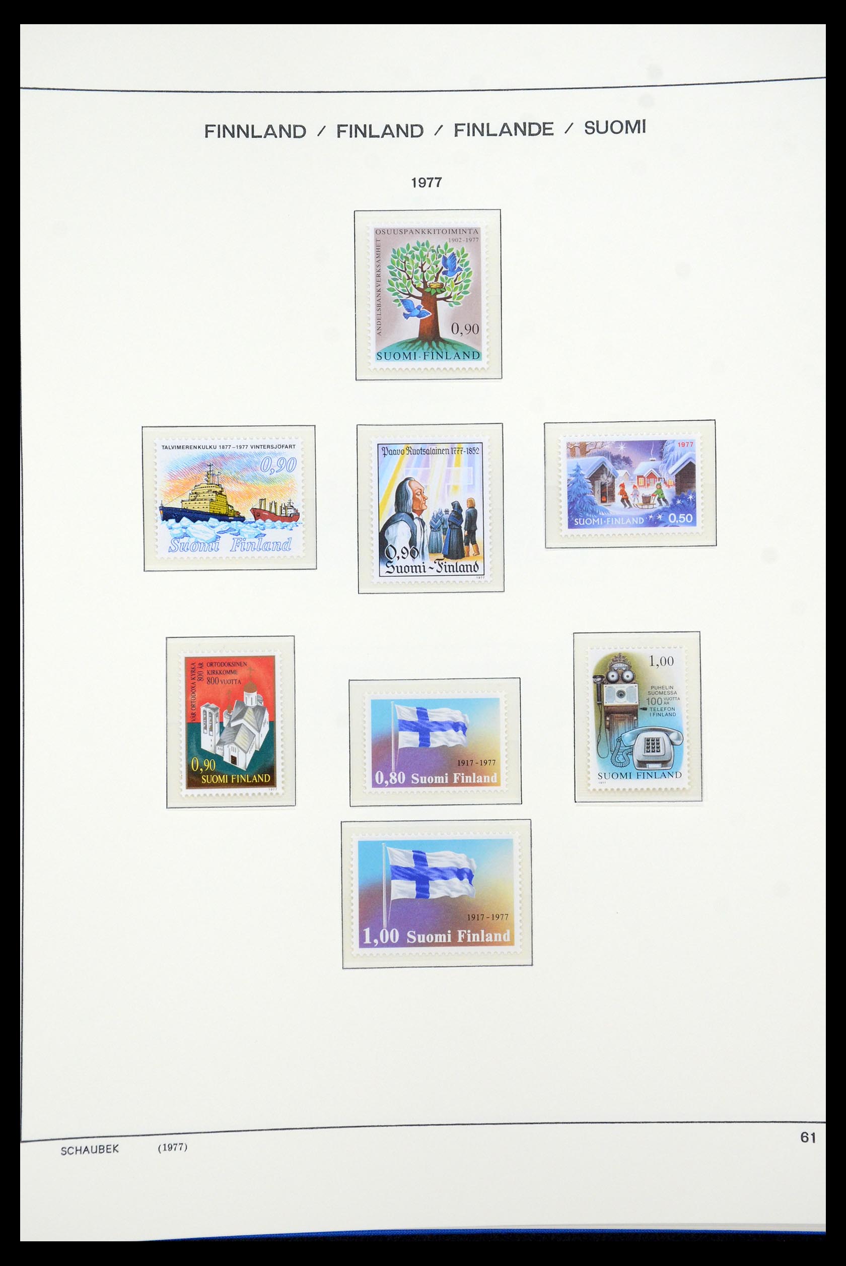 35570 078 - Postzegelverzameling 35570 Finland 1856-2009.