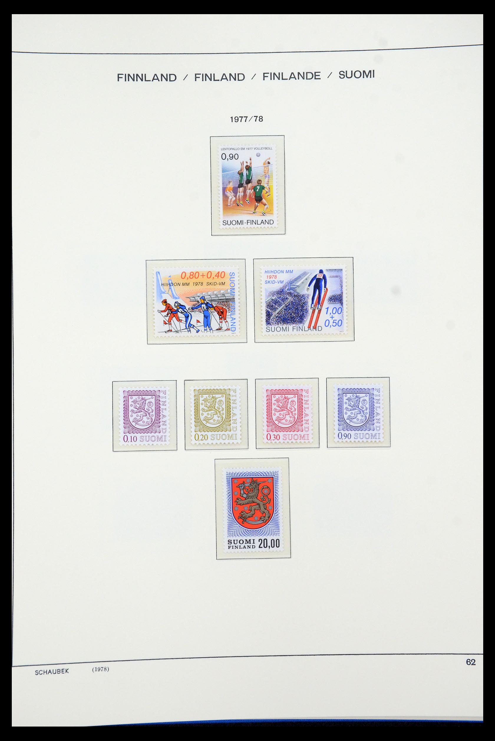 35570 079 - Postzegelverzameling 35570 Finland 1856-2009.