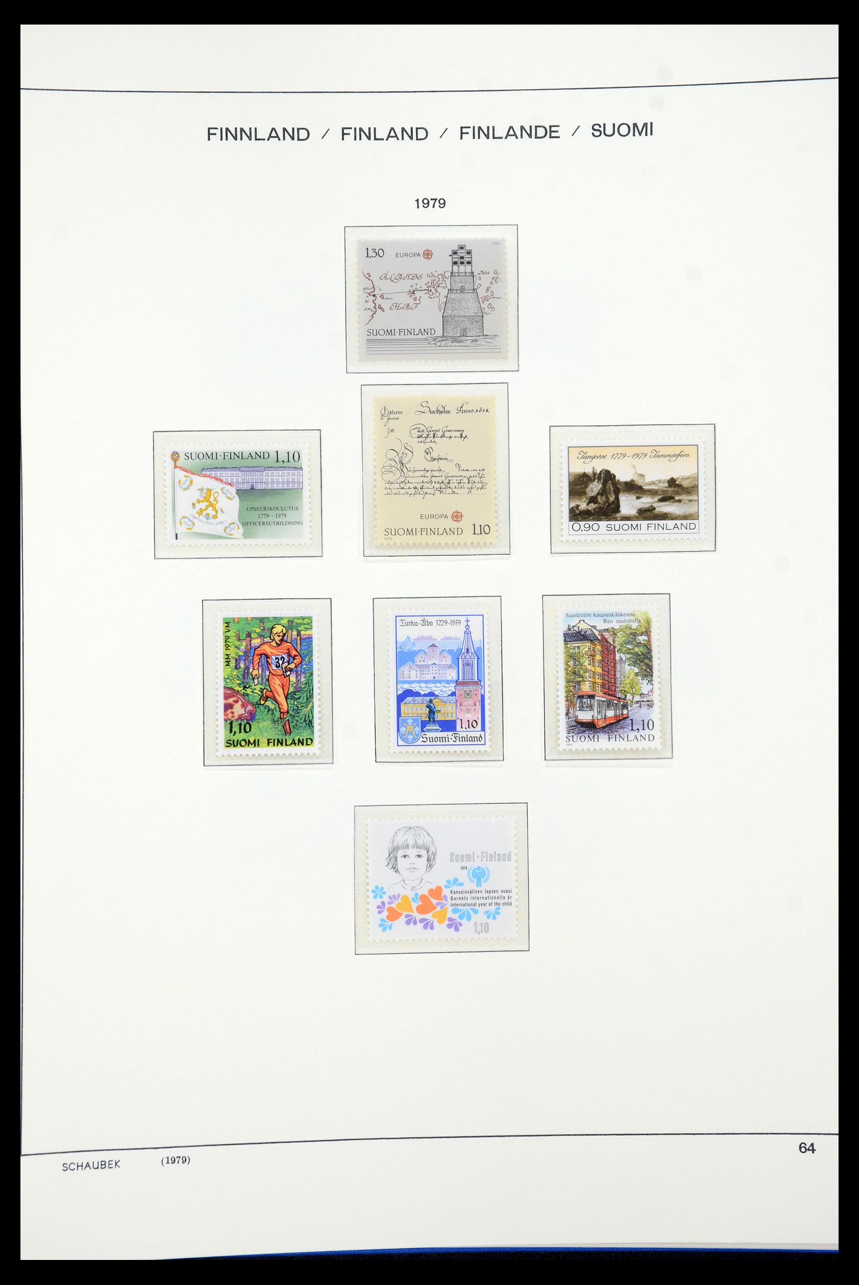 35570 082 - Postzegelverzameling 35570 Finland 1856-2009.