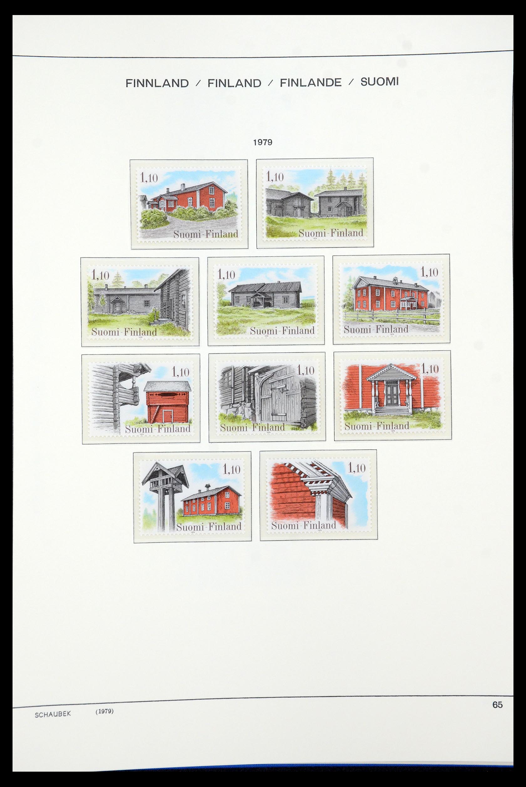 35570 083 - Postzegelverzameling 35570 Finland 1856-2009.