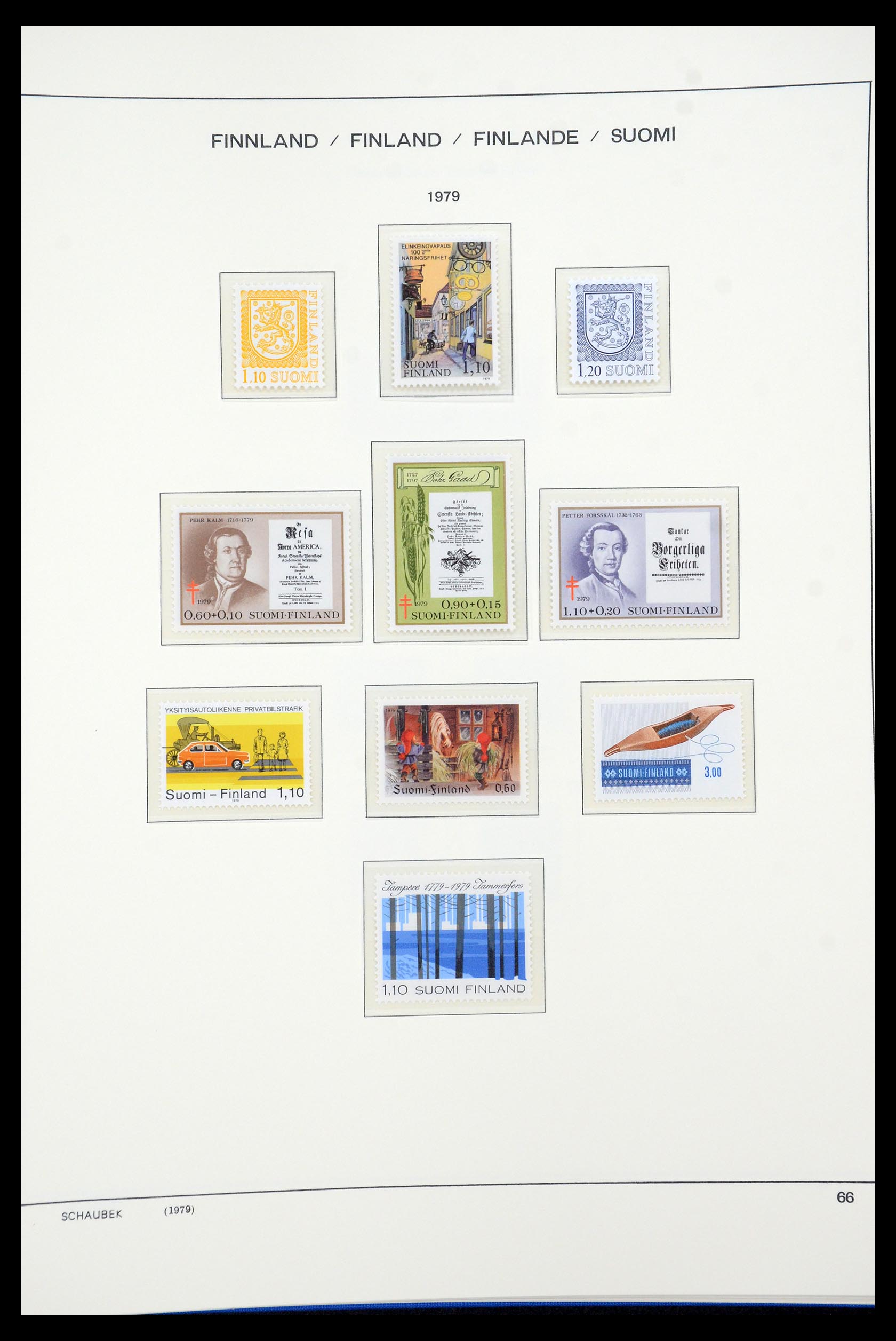35570 085 - Postzegelverzameling 35570 Finland 1856-2009.