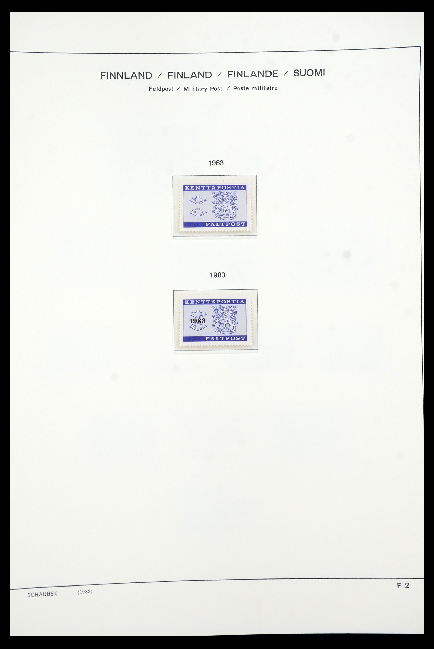 35570 087 - Postzegelverzameling 35570 Finland 1856-2009.