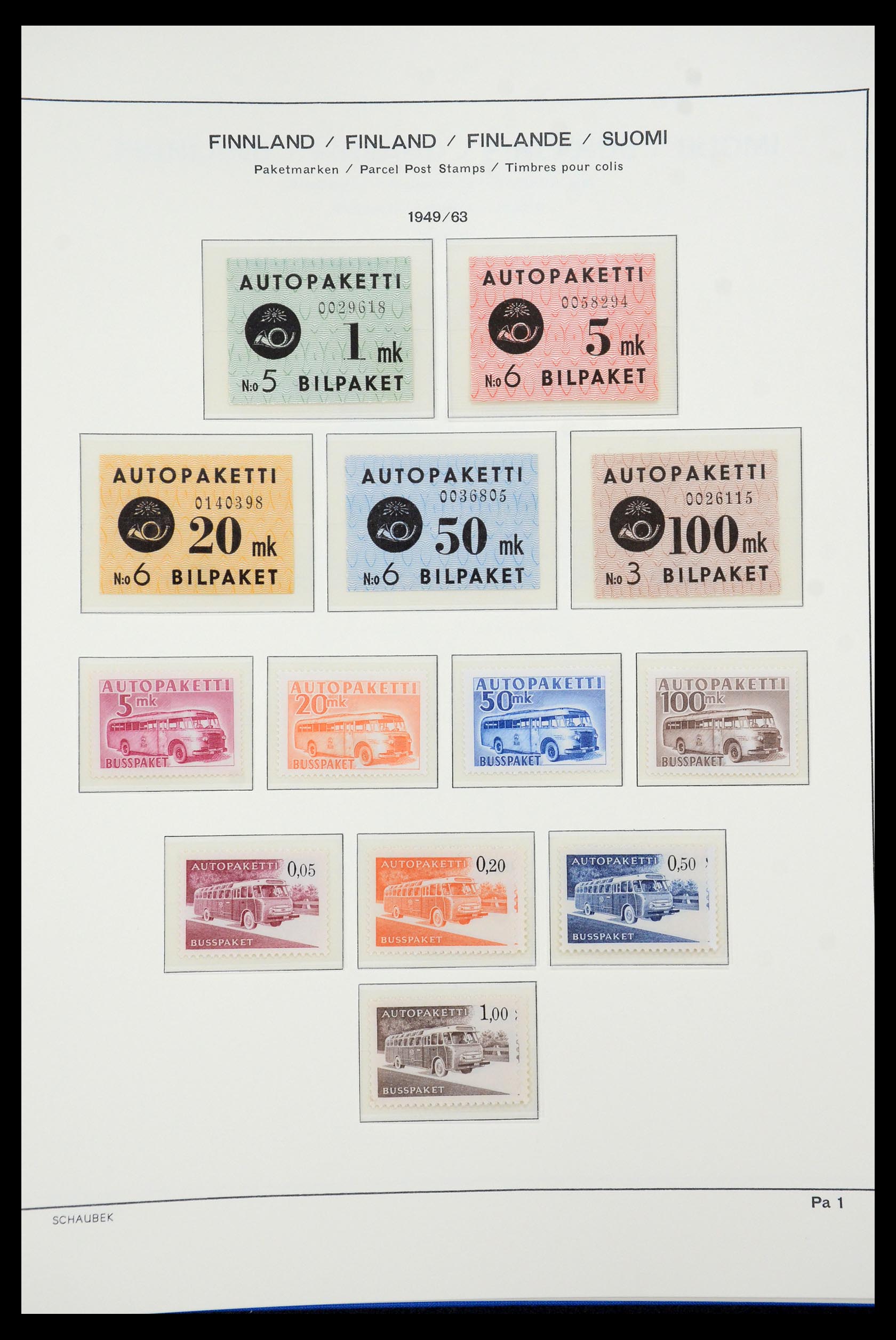 35570 088 - Postzegelverzameling 35570 Finland 1856-2009.