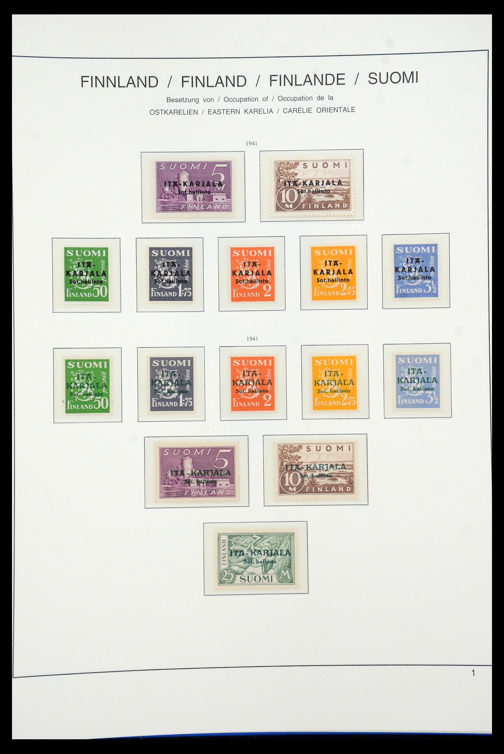 35570 089 - Postzegelverzameling 35570 Finland 1856-2009.
