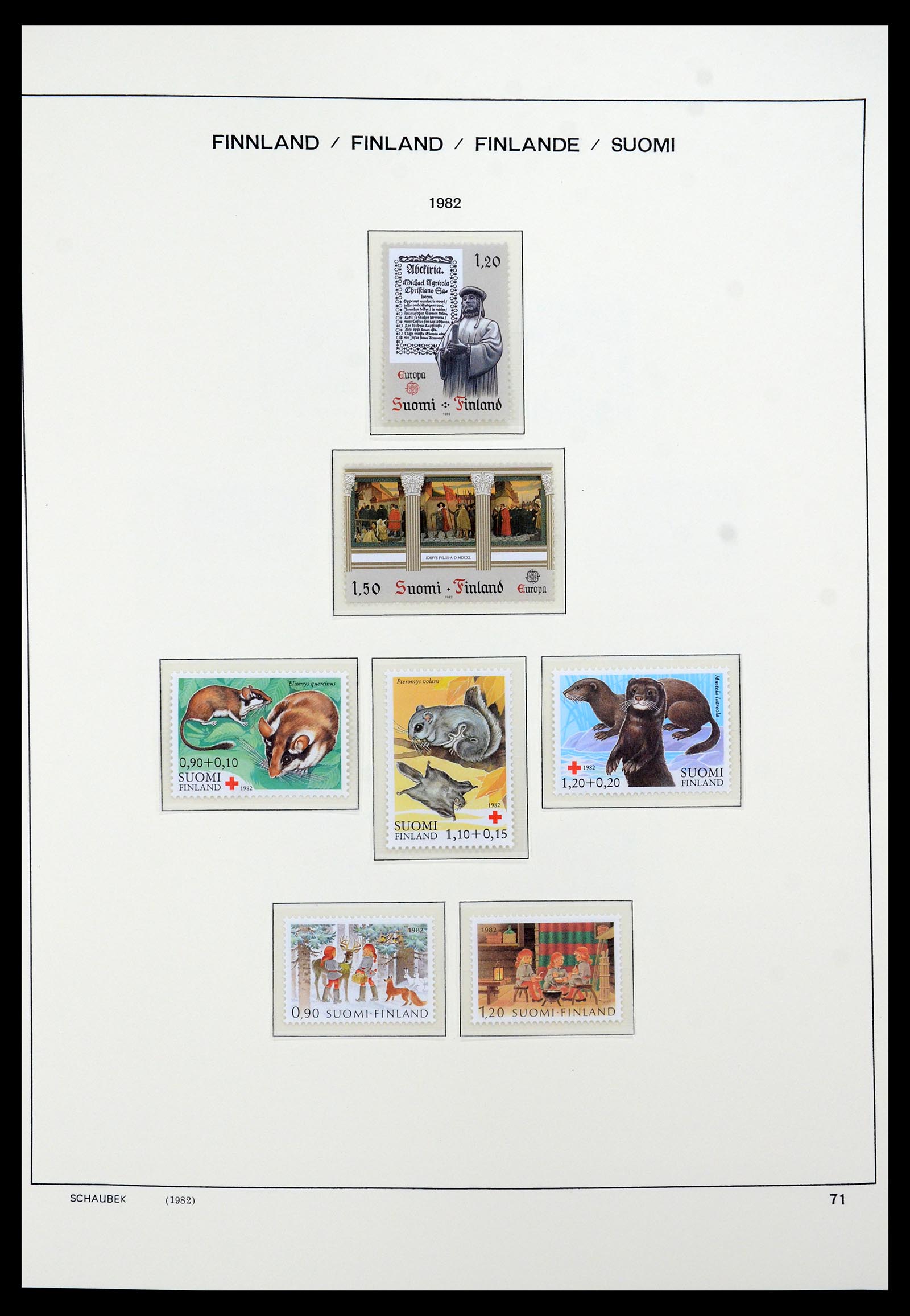 35570 097 - Postzegelverzameling 35570 Finland 1856-2009.