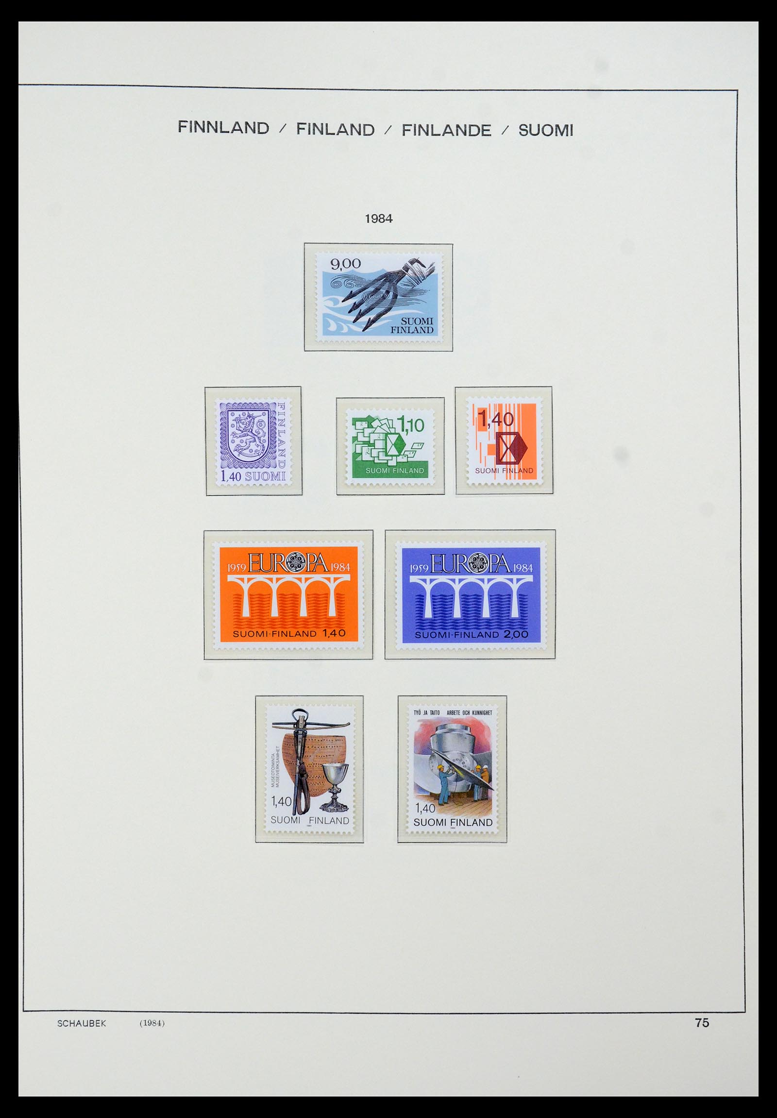 35570 102 - Postzegelverzameling 35570 Finland 1856-2009.