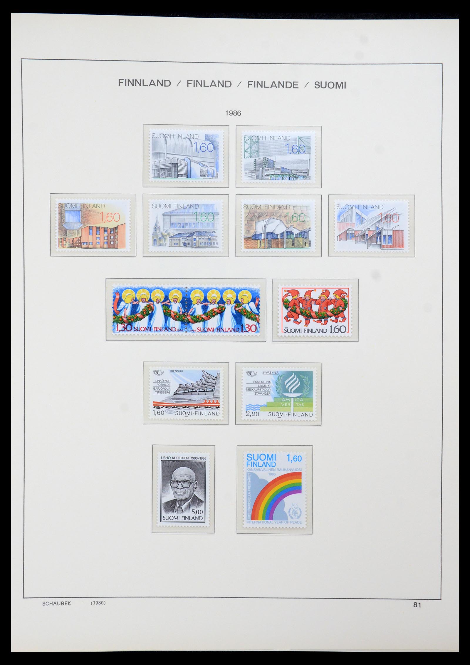 35570 109 - Postzegelverzameling 35570 Finland 1856-2009.