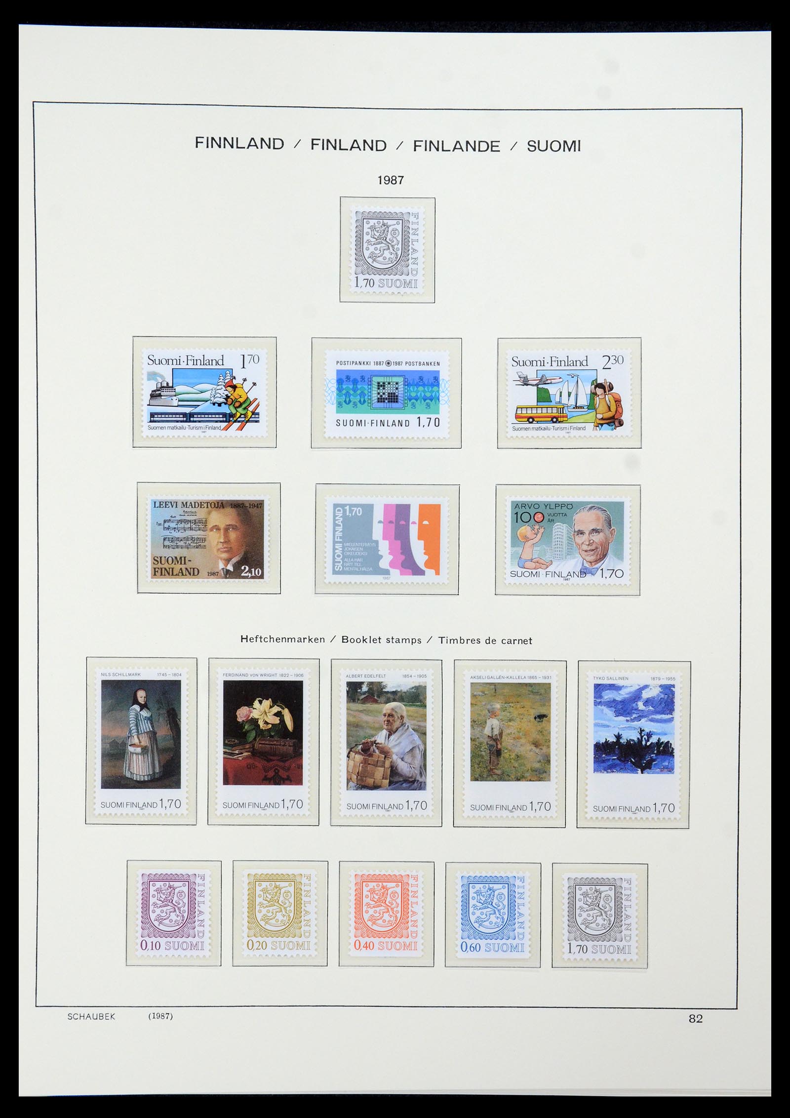 35570 112 - Postzegelverzameling 35570 Finland 1856-2009.
