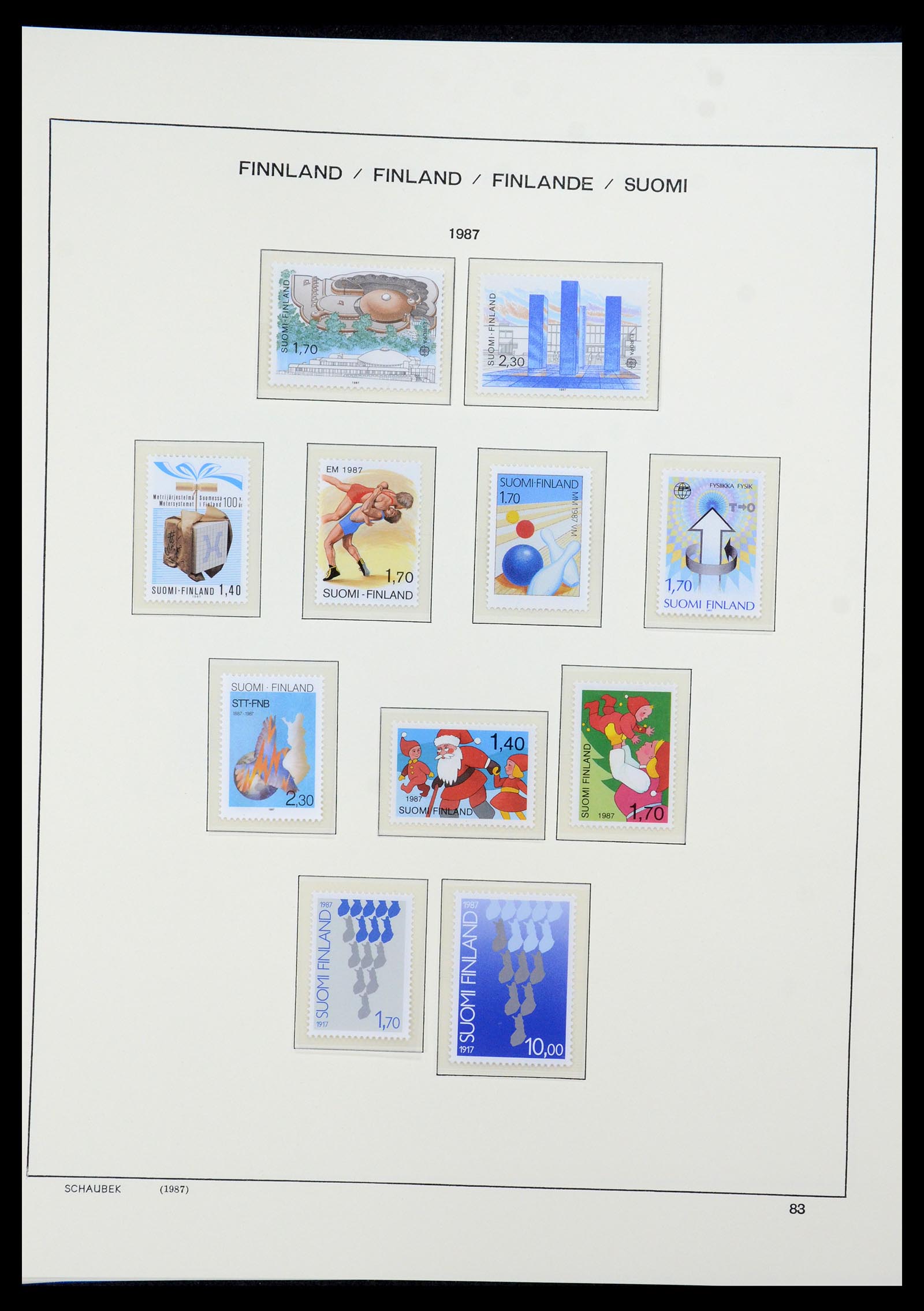 35570 114 - Postzegelverzameling 35570 Finland 1856-2009.