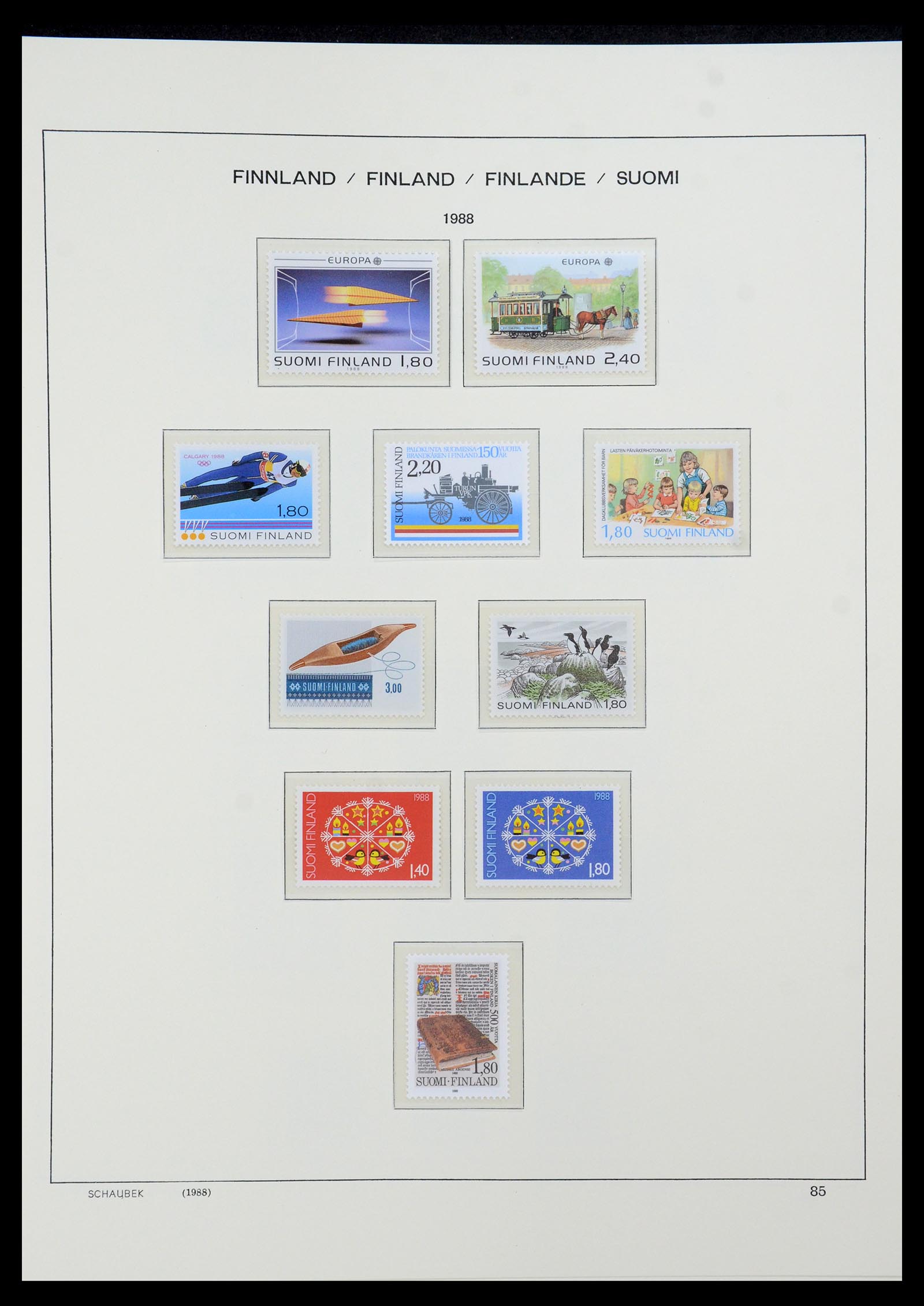 35570 117 - Postzegelverzameling 35570 Finland 1856-2009.