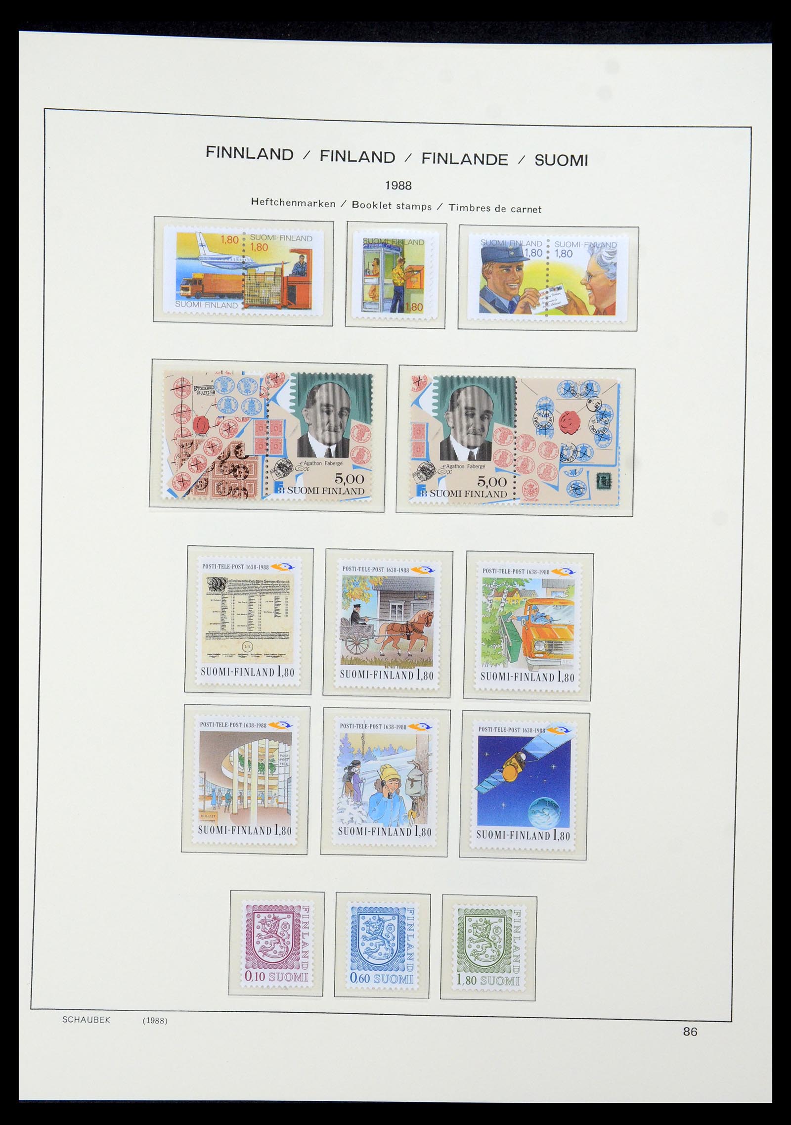 35570 118 - Postzegelverzameling 35570 Finland 1856-2009.