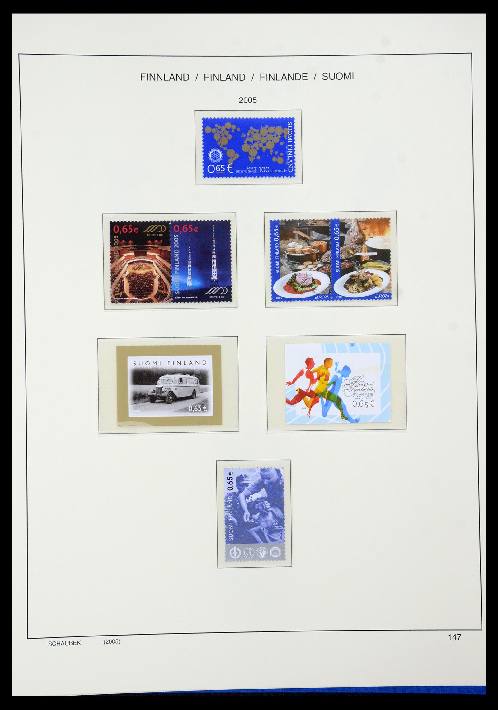 35570 212 - Postzegelverzameling 35570 Finland 1856-2009.