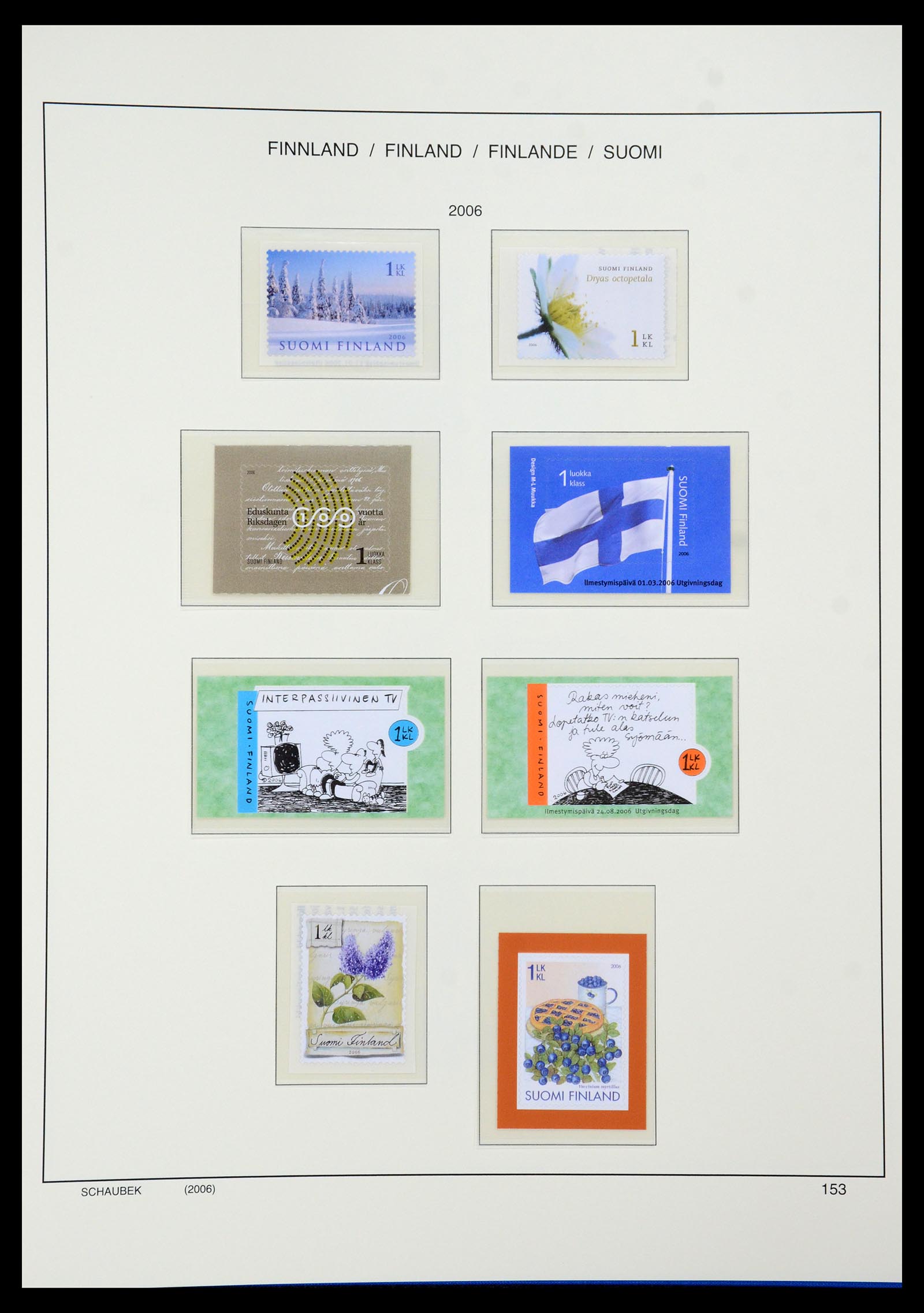 35570 220 - Postzegelverzameling 35570 Finland 1856-2009.