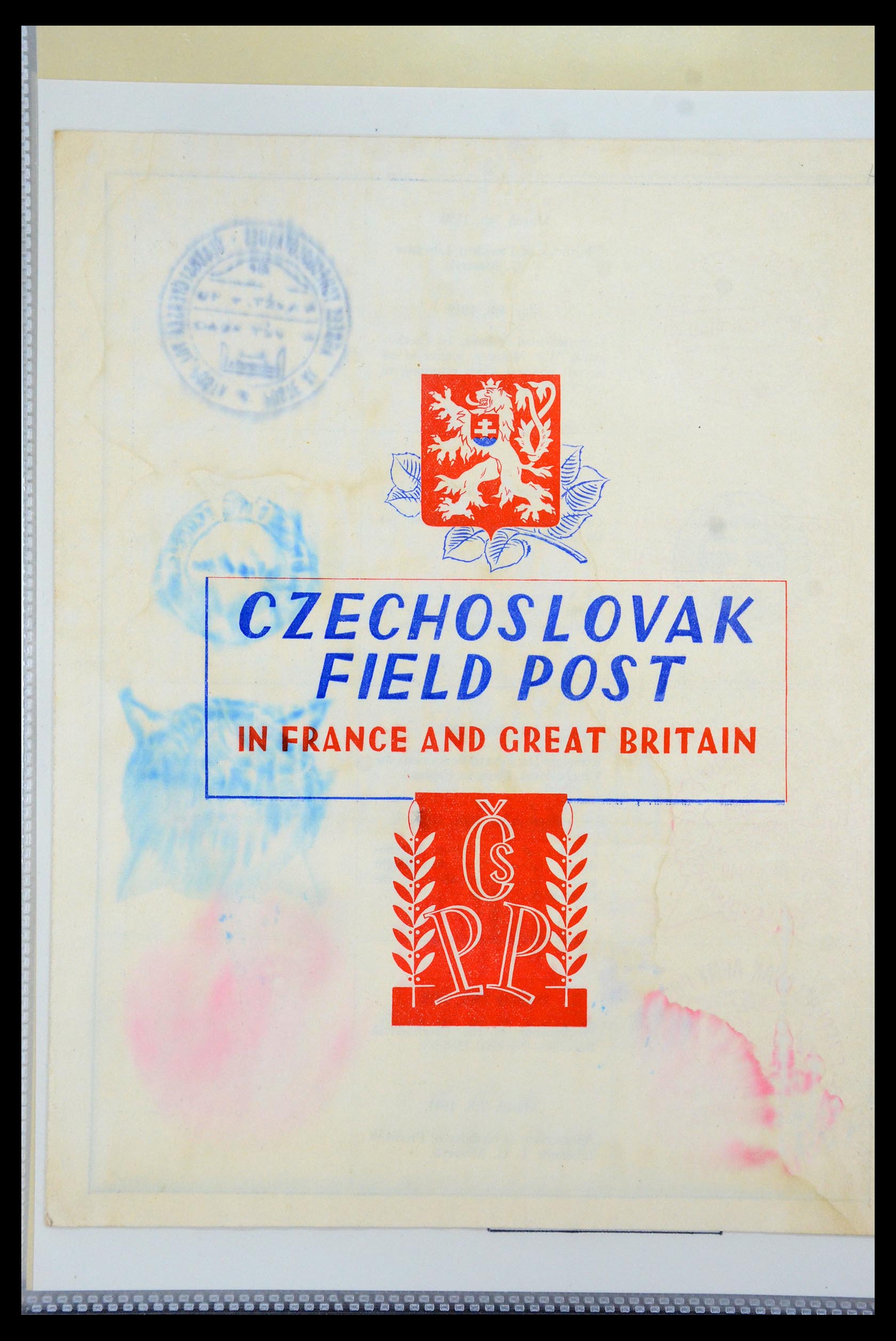 35574 111 - Stamp Collection 35574 Czechoslovak forces in France and Great Britain 1