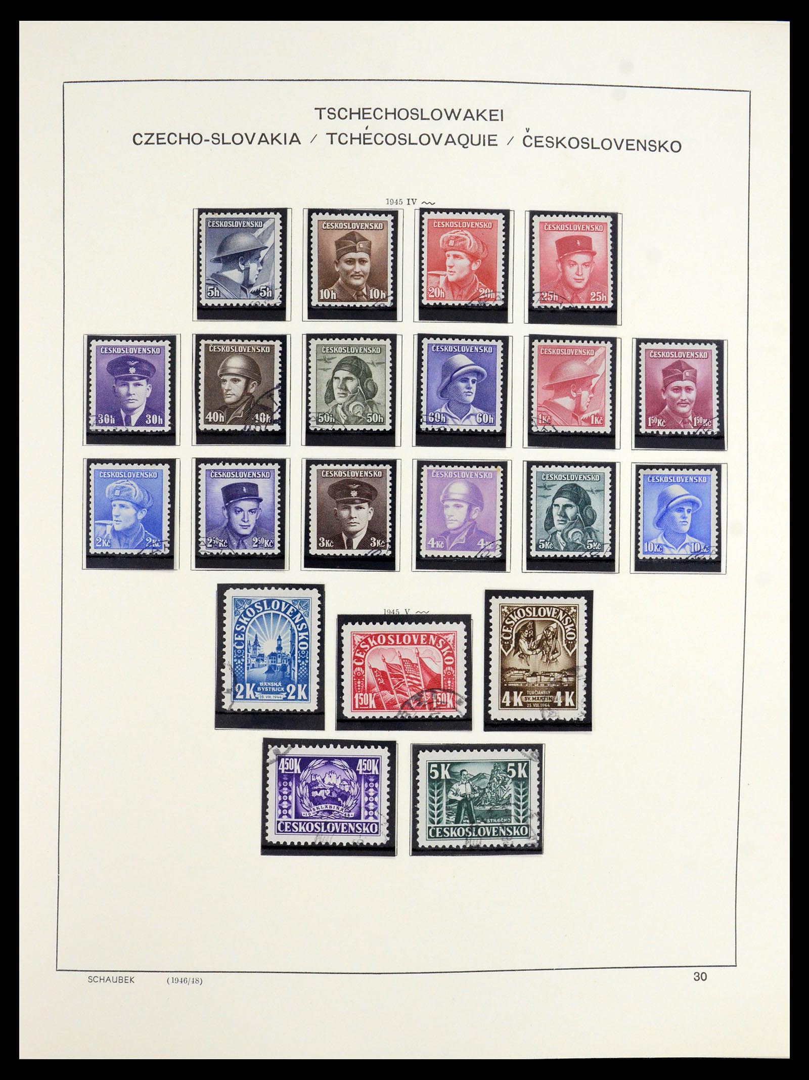 35576 004 - Postzegelverzameling 35576 Tsjechoslowakije 1945-1992.