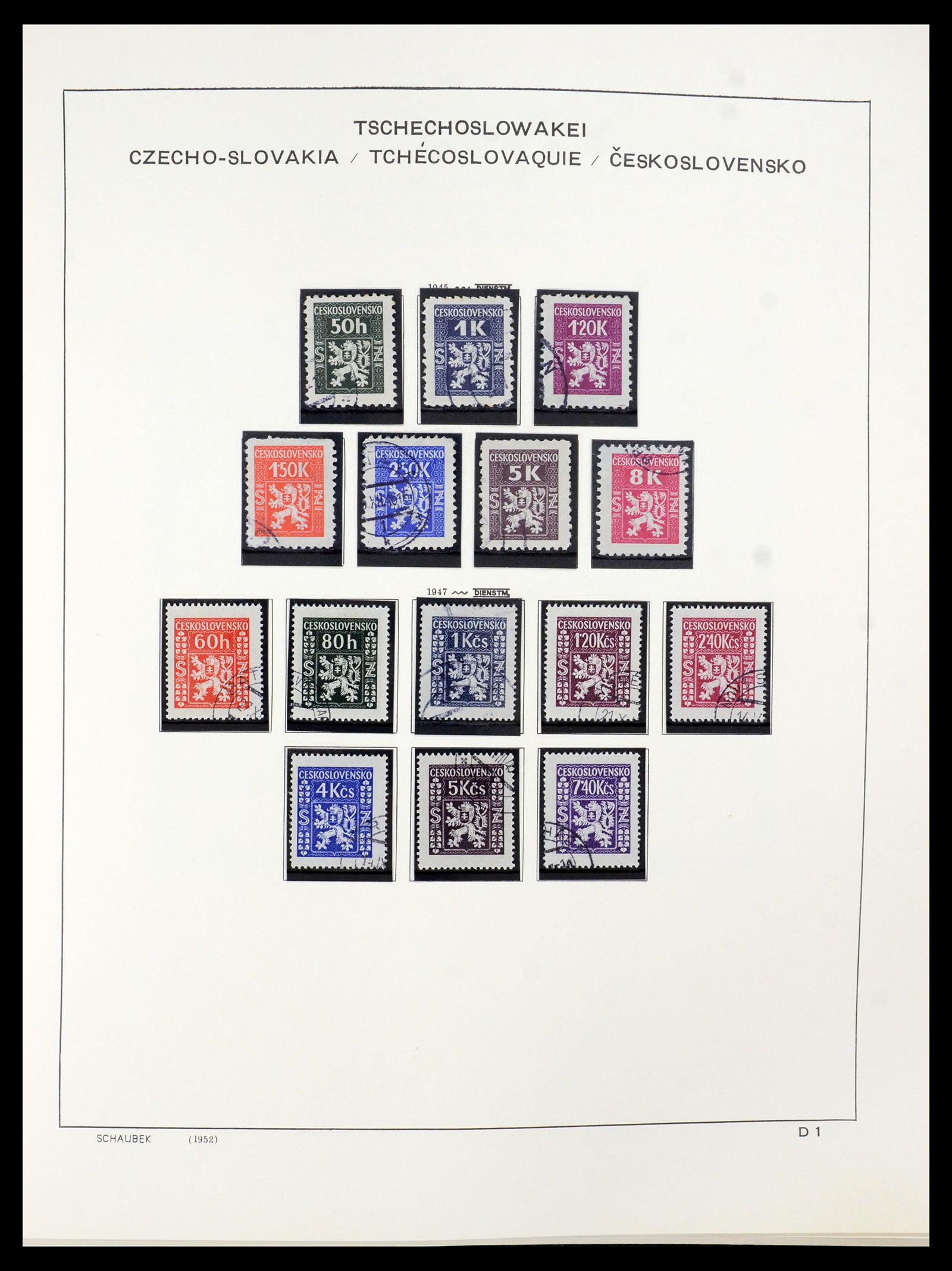 35576 007 - Postzegelverzameling 35576 Tsjechoslowakije 1945-1992.