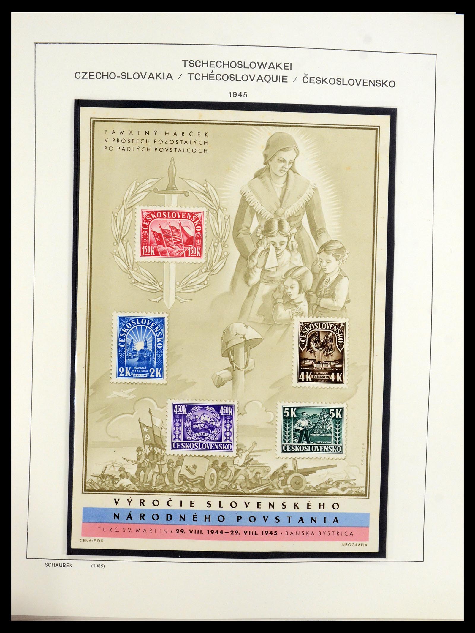 35576 009 - Postzegelverzameling 35576 Tsjechoslowakije 1945-1992.