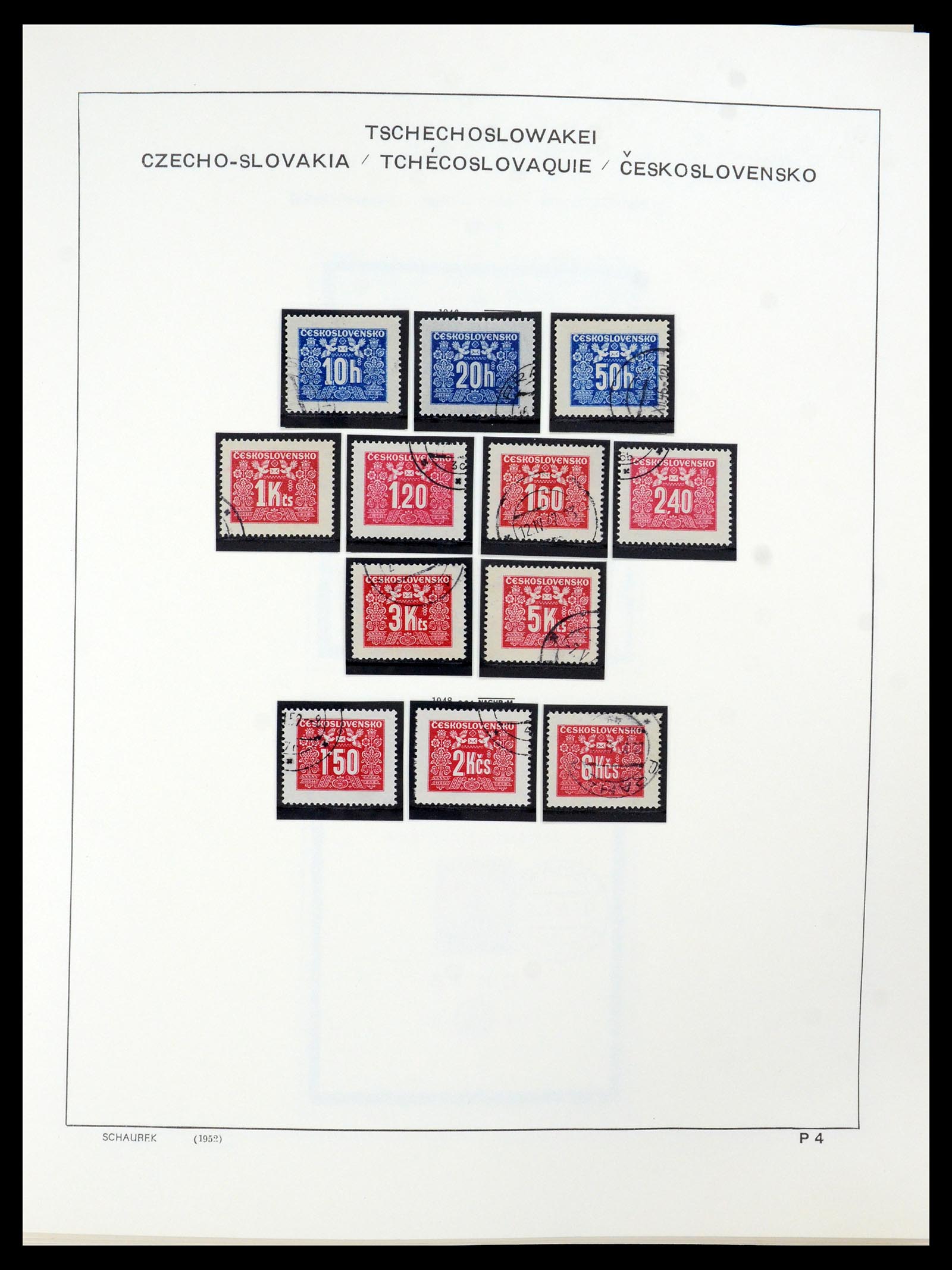 35576 014 - Postzegelverzameling 35576 Tsjechoslowakije 1945-1992.