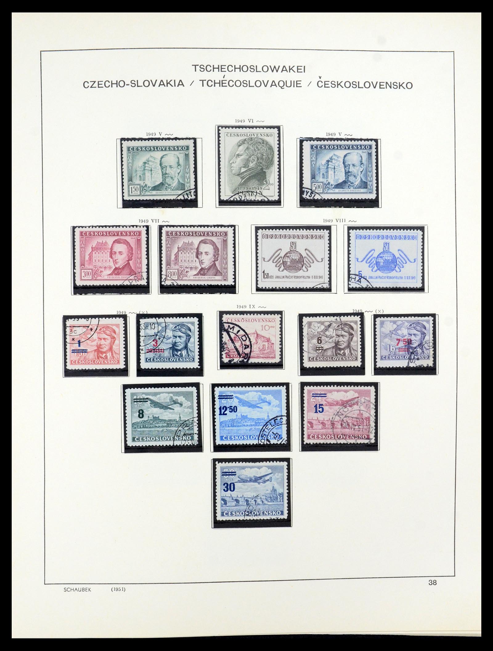 35576 024 - Postzegelverzameling 35576 Tsjechoslowakije 1945-1992.
