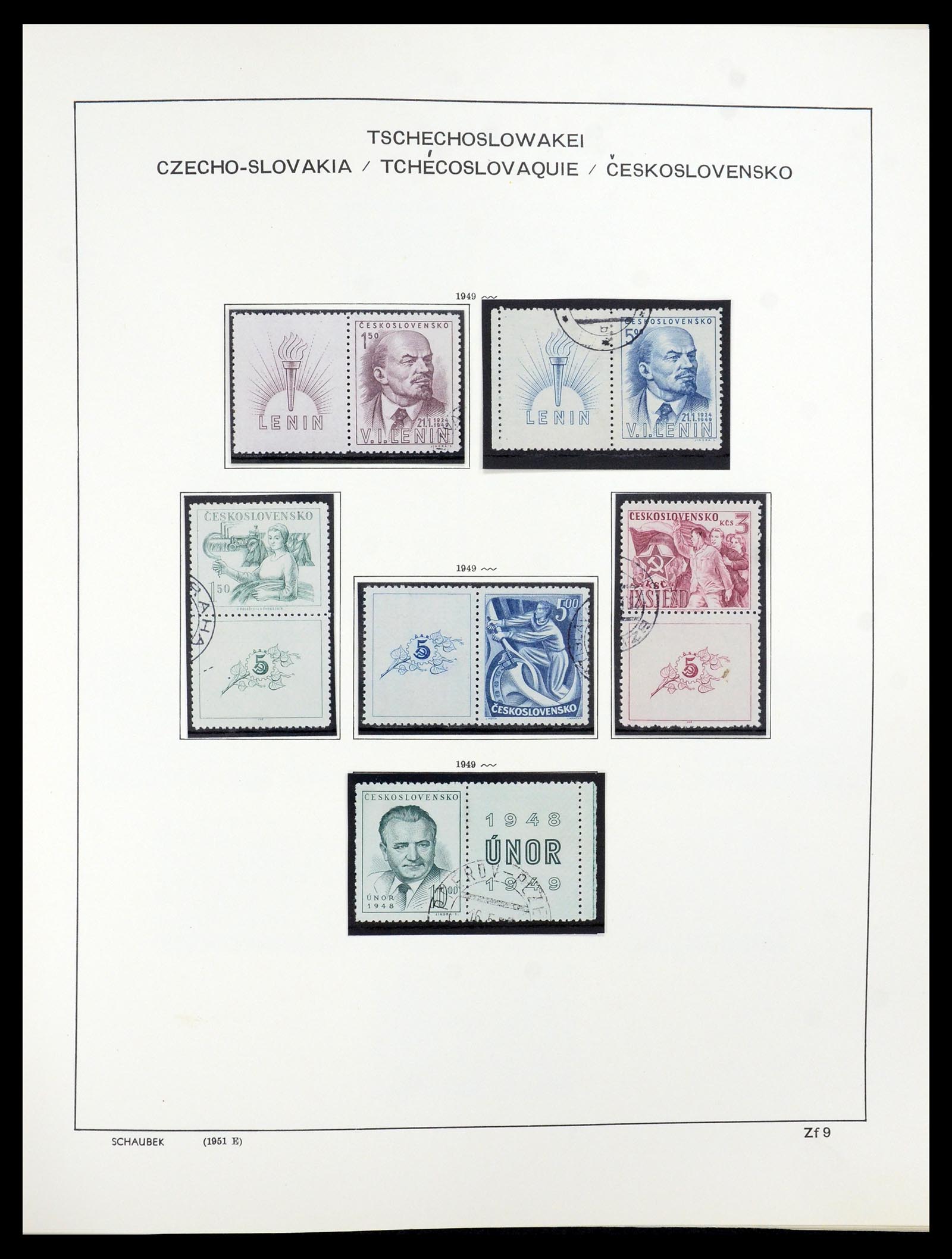 35576 026 - Postzegelverzameling 35576 Tsjechoslowakije 1945-1992.