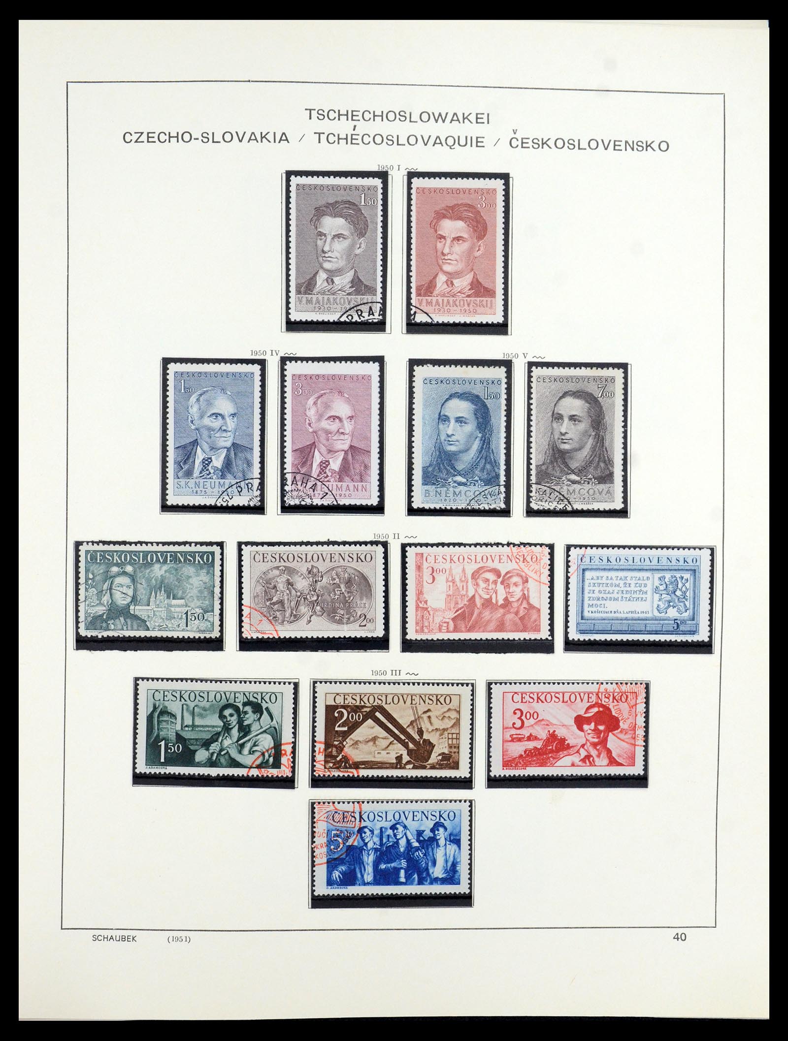 35576 027 - Postzegelverzameling 35576 Tsjechoslowakije 1945-1992.