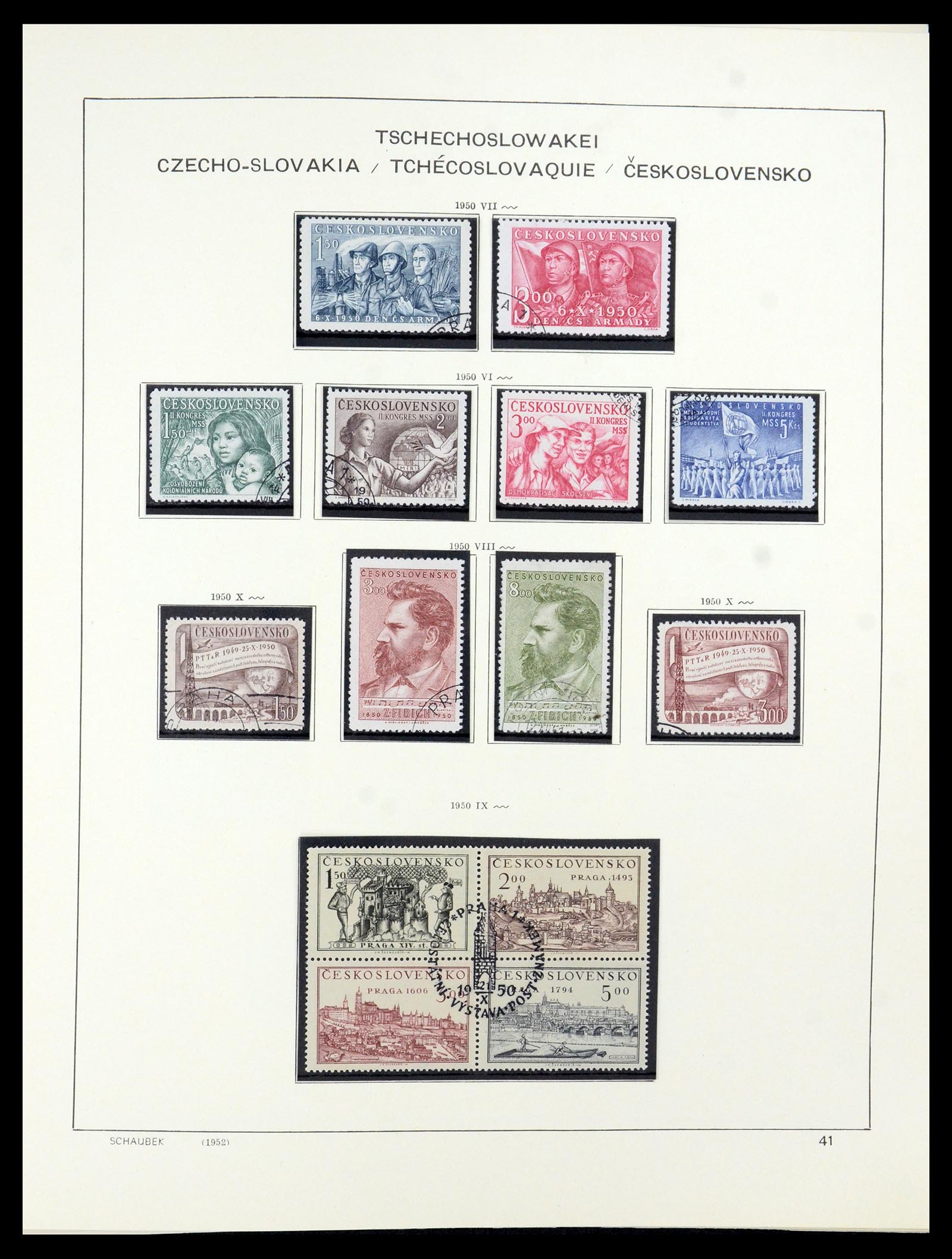 35576 028 - Postzegelverzameling 35576 Tsjechoslowakije 1945-1992.